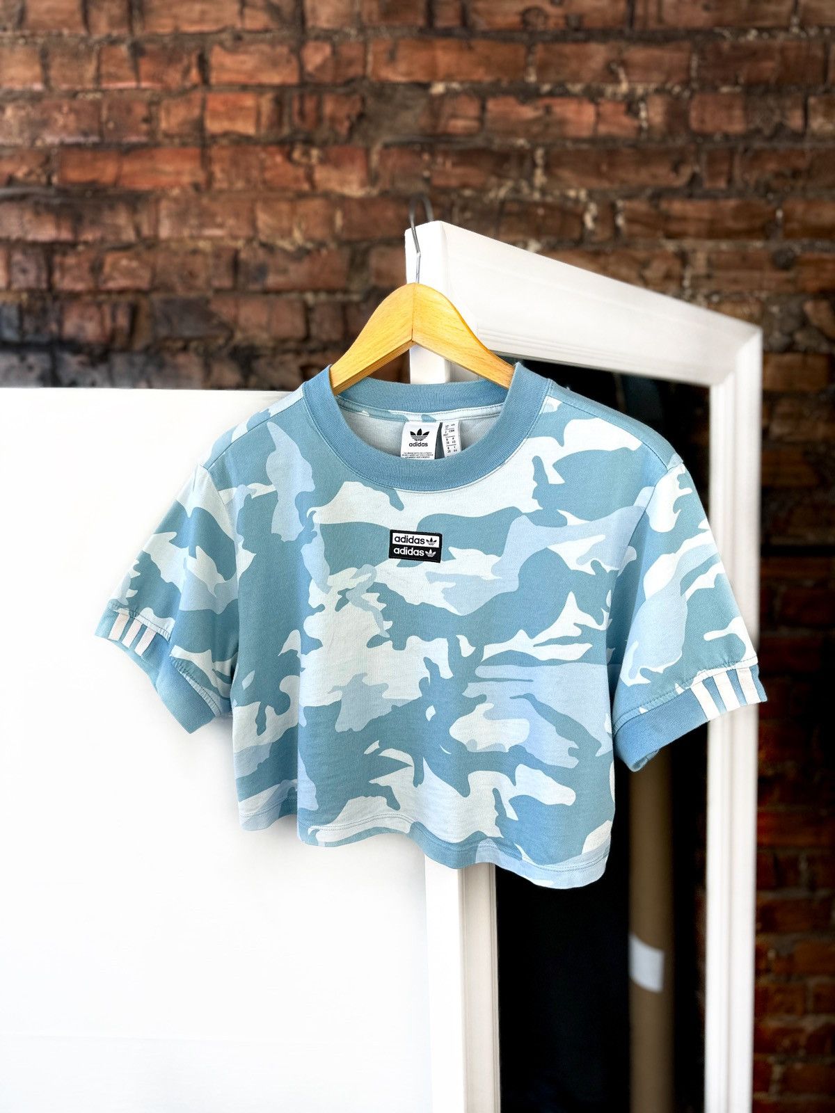 Adidas Women’s Adidas Camo Tank Top Blue Size: M Size M / US 6-8 / IT 42-44 - 2 Thumbnail