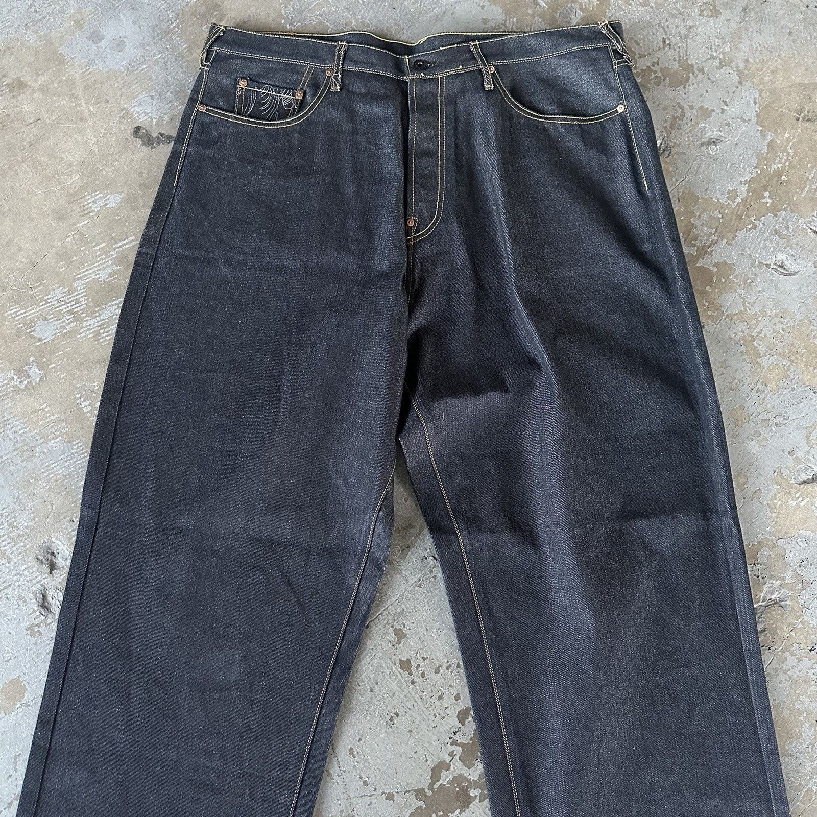 Red Monkey × Vintage Vintage Y2K Red Monkey Company Bondage Girls Denim Jeans Size US 42 / EU 58 - 5 Thumbnail