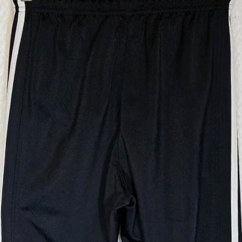 Adidas Adidas Track Pants Small Women Black White Primegreen Athletic Joggers, 3-Stripe, Elastic Waist, Straight Leg, Running & Gym Size 28" / US 6 / IT 42 - 4 Thumbnail