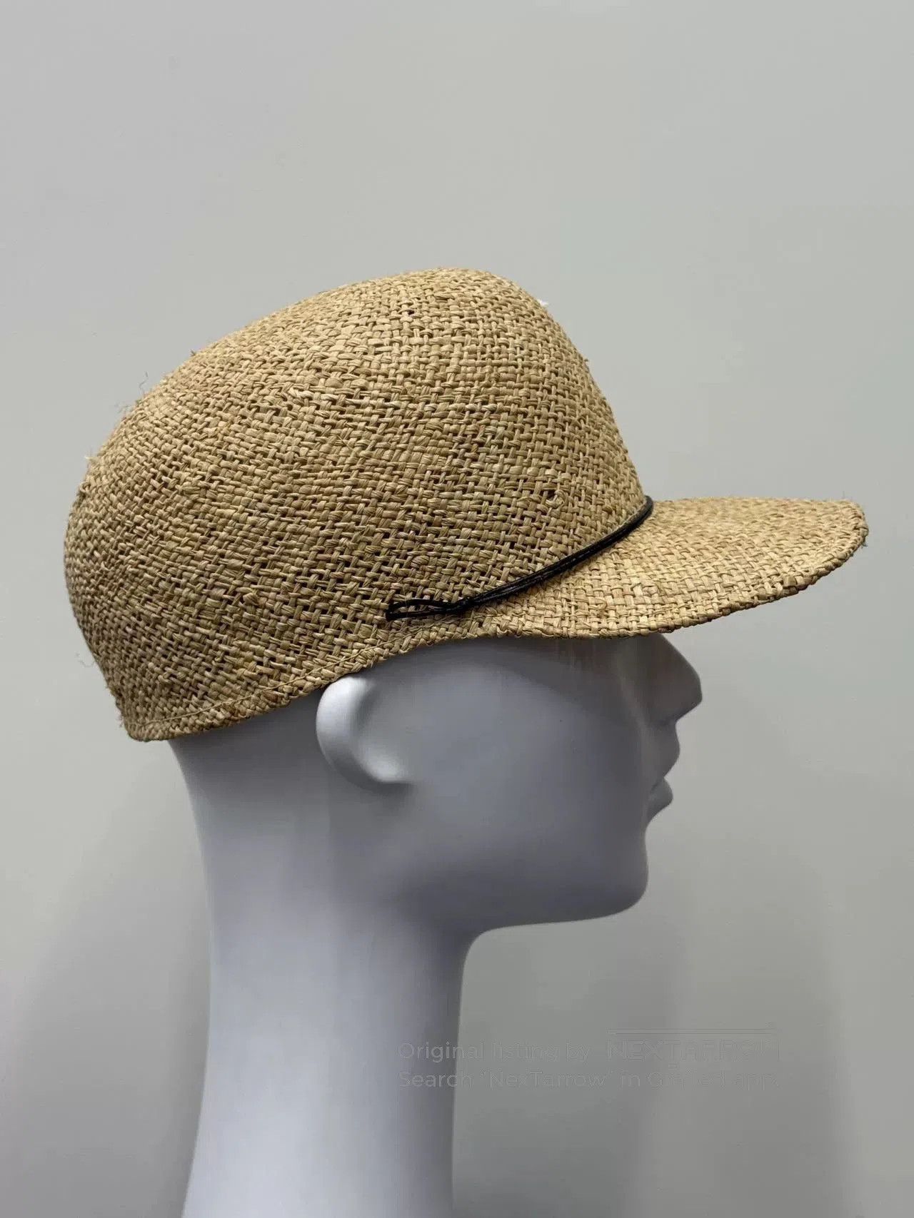 Maison Michel Maison Michel Roxy Raffia Cap. Size ONE SIZE - 4 Thumbnail