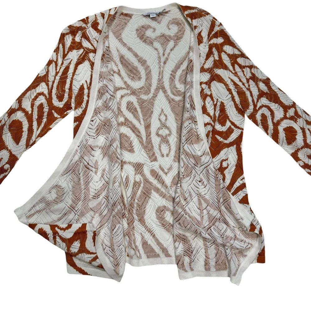 Chicos New Chico's Summer Romance Abstract Cardigan Size 0 US S Size S / US 4 / IT 40 - 6 Thumbnail