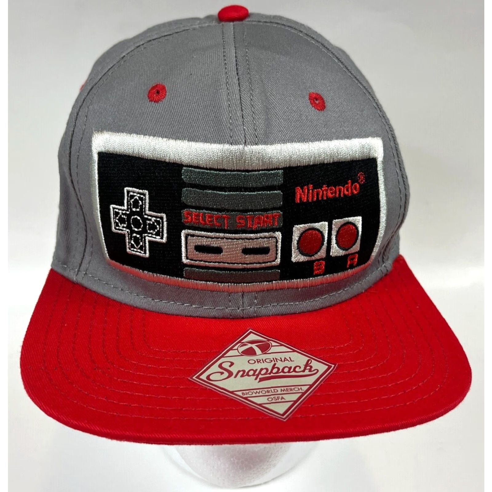 Nintendo VINTAGE Nintendo Entertainment System Controller Snapback Hat Cap Size ONE SIZE - 2 Thumbnail