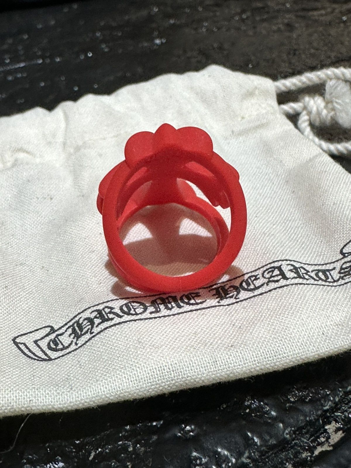 Chrome Hearts Chrome Hearts Silicone Cross Ring Size ONE SIZE - 7 Thumbnail