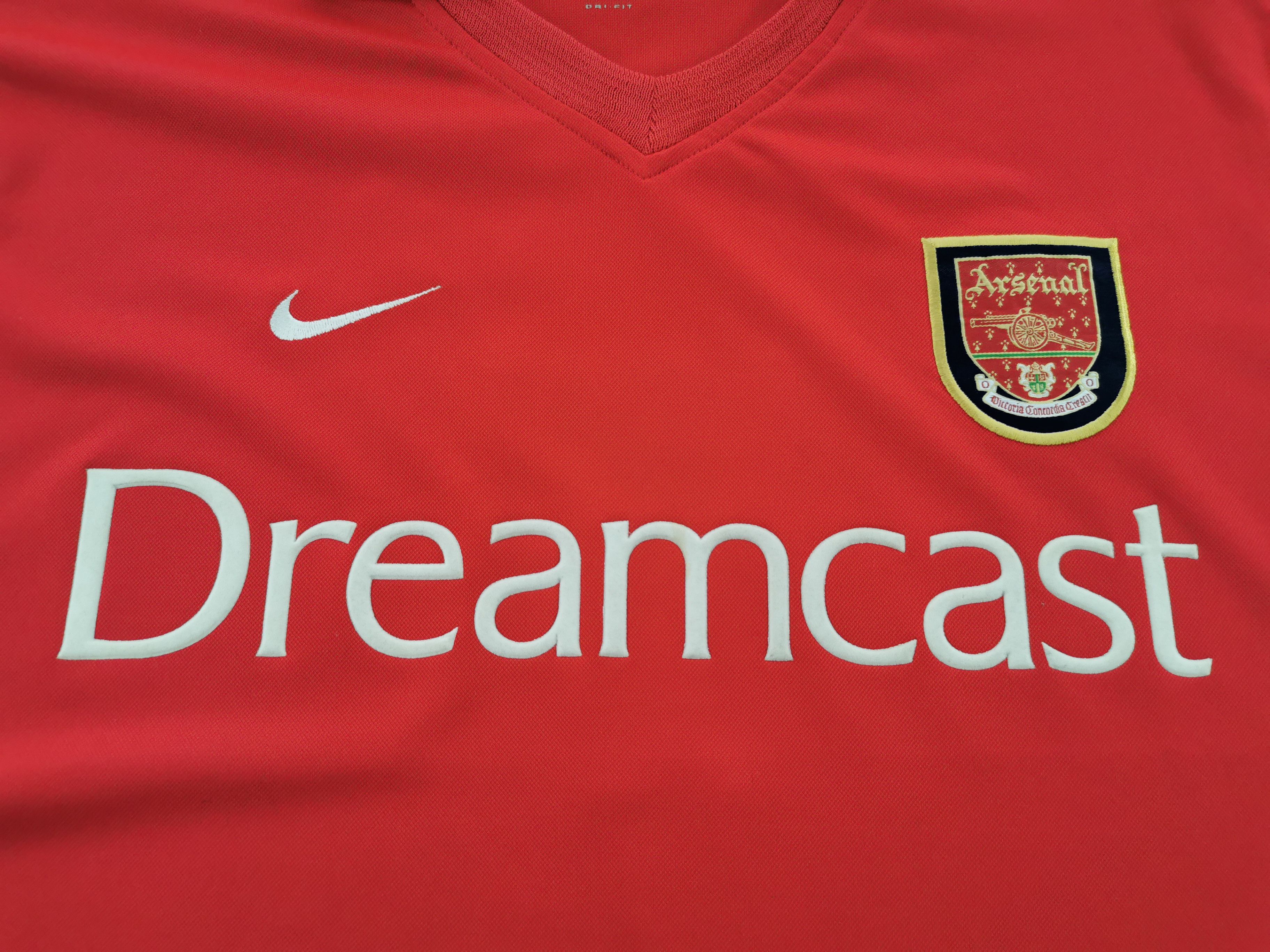 Nike Vintage 90s Nike Arsenal F.C. Pires #7 Made In Portugal Size US XL / EU 56 / 4 - 4 Thumbnail