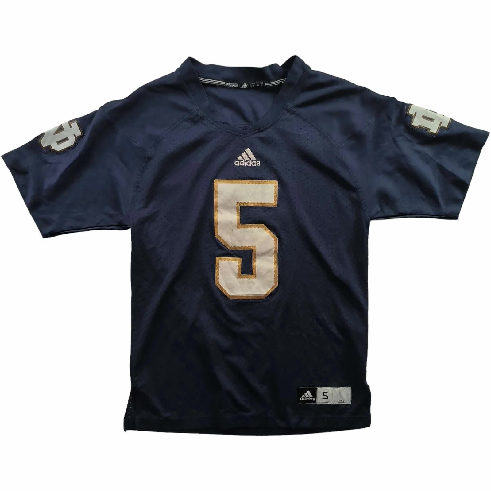 Adidas Notre Dame Fighting Irish Adidas american football jersey S Size US S / EU 44-46 / 1 - 1 Thumbnail