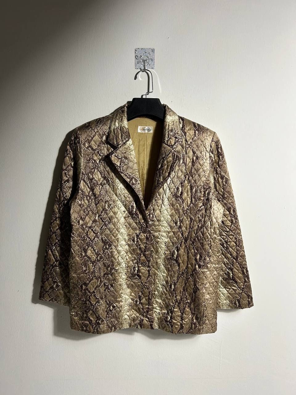 If Six Was Nine Snake Skin Printed Light Blazer Size US M / EU 48-50 / 2 - 1 Thumbnail