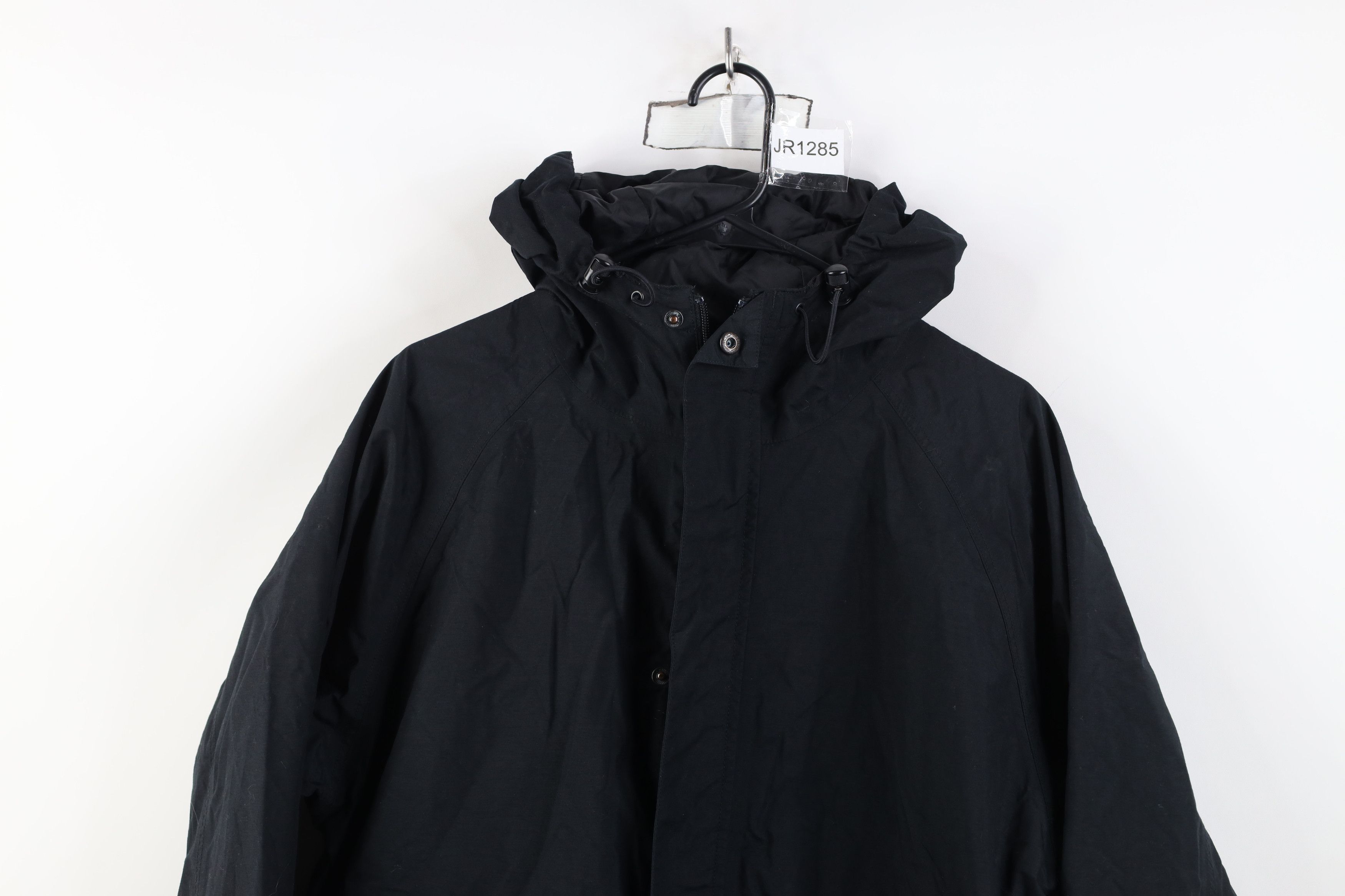 Cabelas Vintage 90s Cabelas Goretex Hooded Rain Jacket Coat Black Size US L / EU 52-54 / 3 - 2 Thumbnail