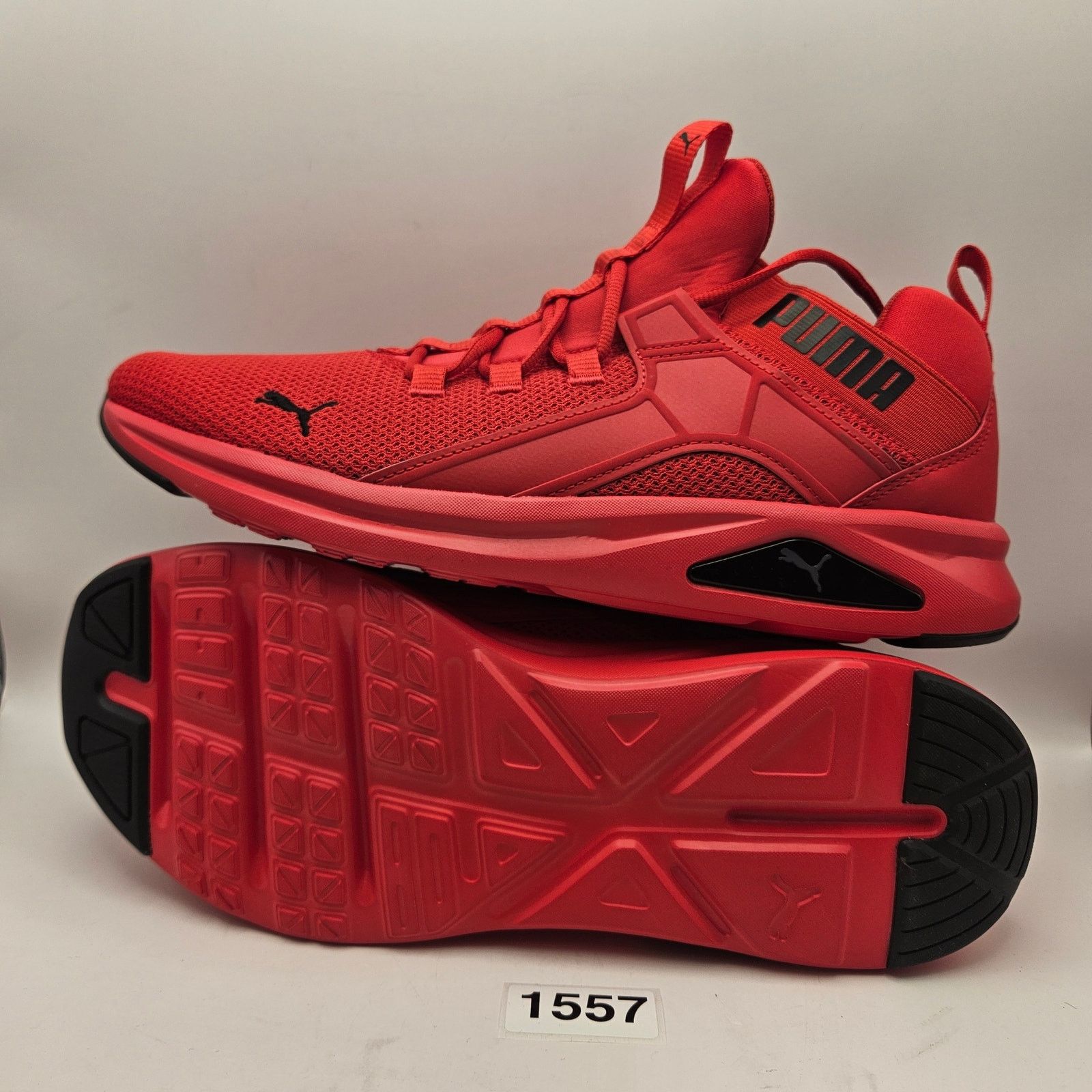 Puma PUMA MEN'S 11.5 ENZO 2 REVAMP RED BLACK #379253-06 NWOB Size US 11.5 / EU 44-45 - 5 Thumbnail