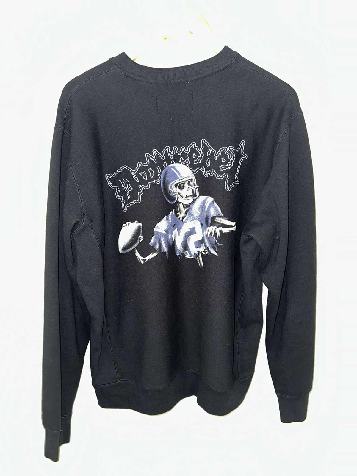 DOMREBEL Black Don Rebel Skull Crewneck Size US L / EU 52-54 / 3 - 2 Thumbnail