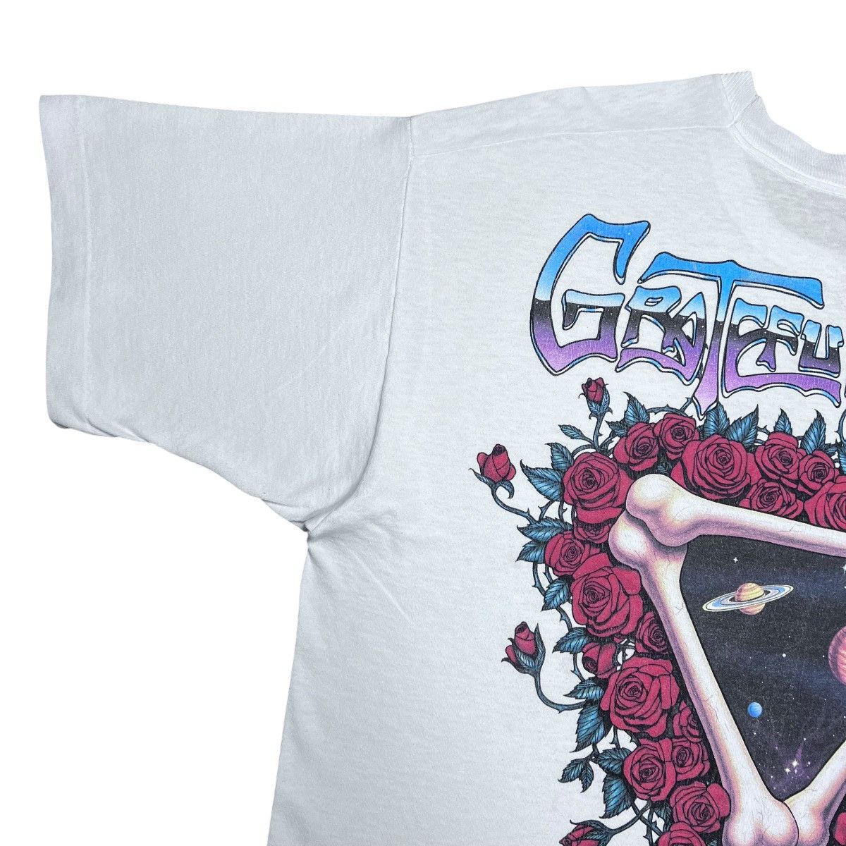 Liquid Blue Vtg 1992 Grateful Dead Space Your Face Space White T-Shirt Size US XL / EU 56 / 4 - 17 Thumbnail