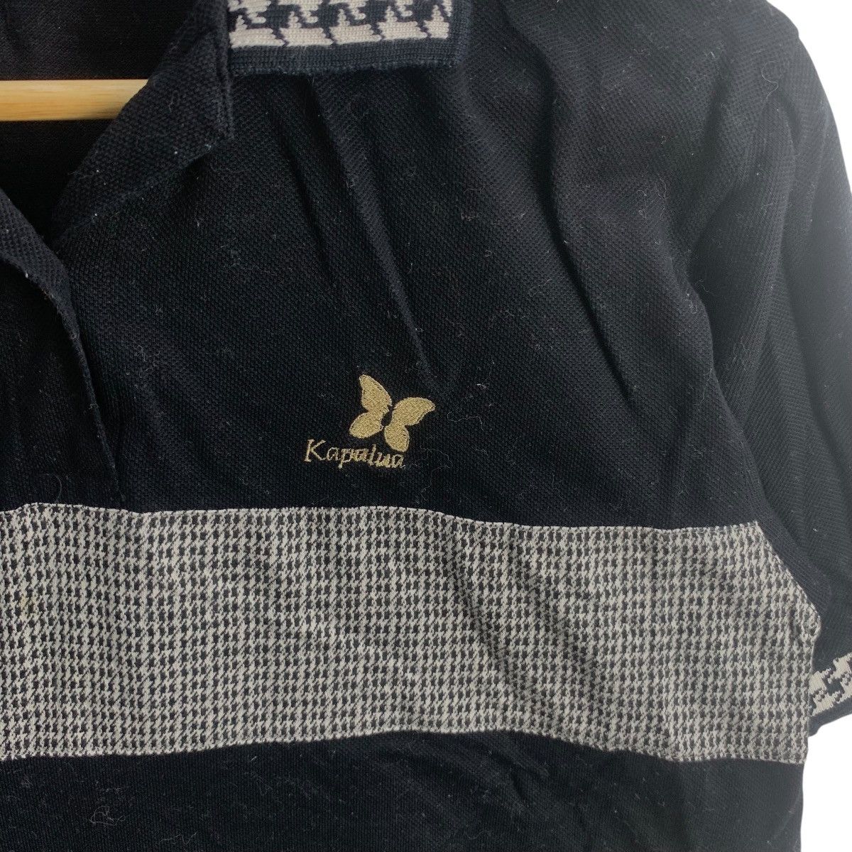 Vintage Vintage KAPALUA HAWAII MAUI Houndstooth Polo Tee Shirt Top Size US L / EU 52-54 / 3 - 6 Thumbnail