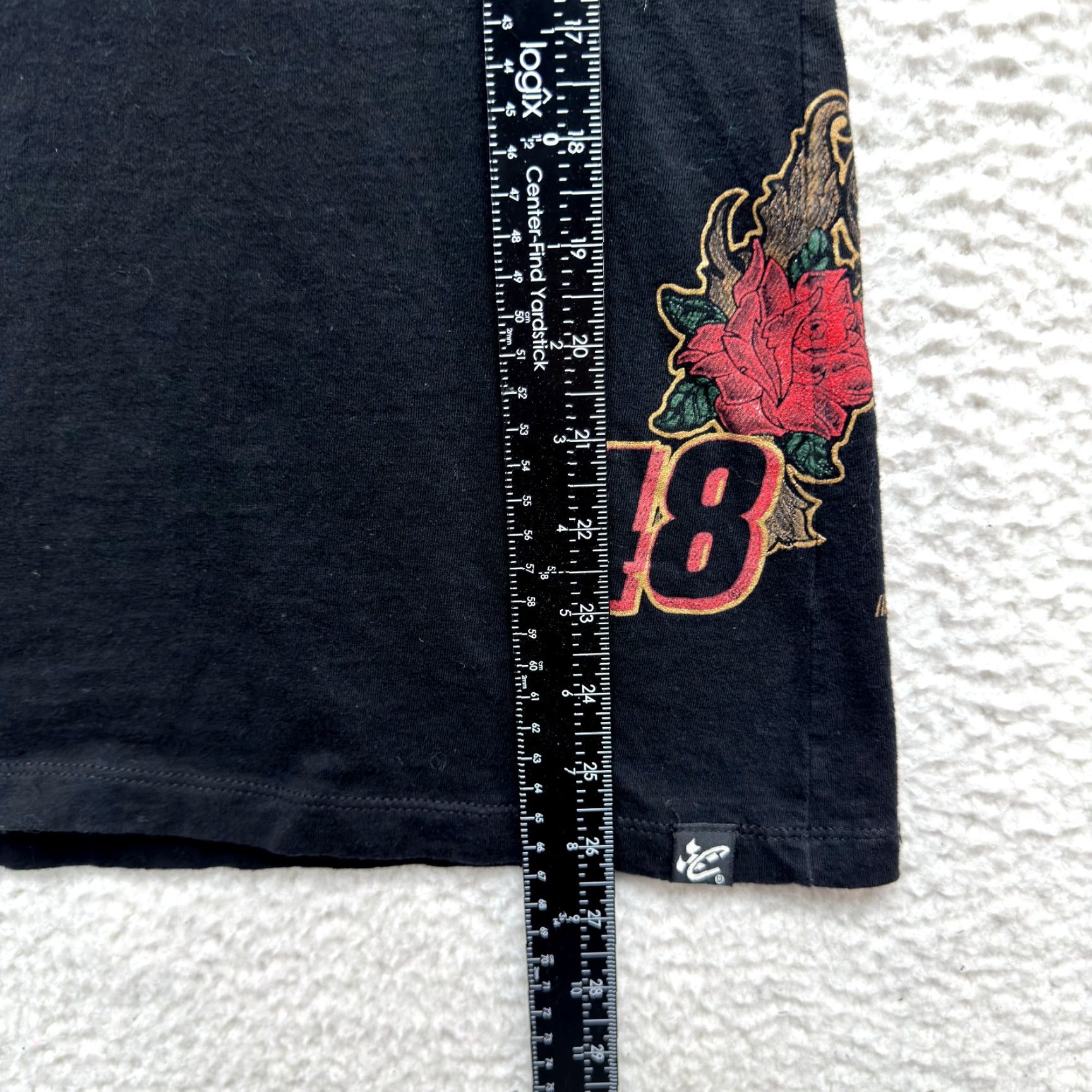 Chase Authentics VINTAGE Jimmie Johnson NASCAR Shirt Medium Womens Studded Bling Tattoo Moto Shirt Size M / US 6-8 / IT 42-44 - 6 Thumbnail