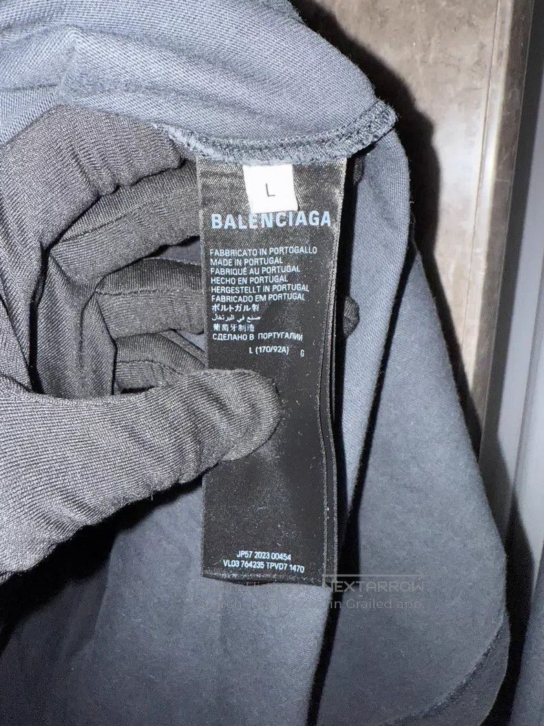 Balenciaga Balenciaga 3B Embroidered Washed Short Sleeve Size US L / EU 52-54 / 3 - 4 Thumbnail