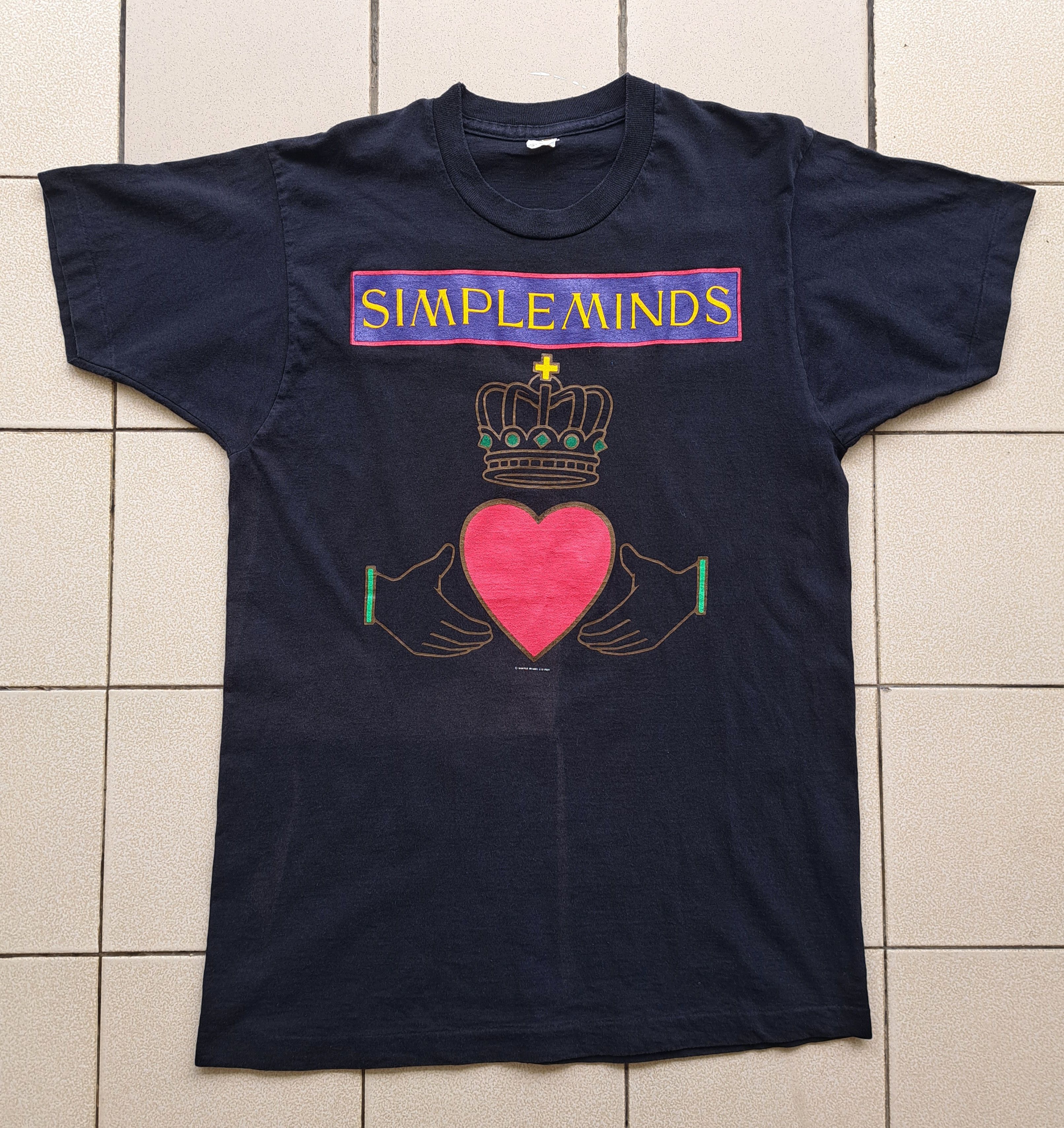 Band Tees × Vintage Vintage 1989 Simple Minds European Tour T-Shirt Size US XL / EU 56 / 4 - 1 Thumbnail