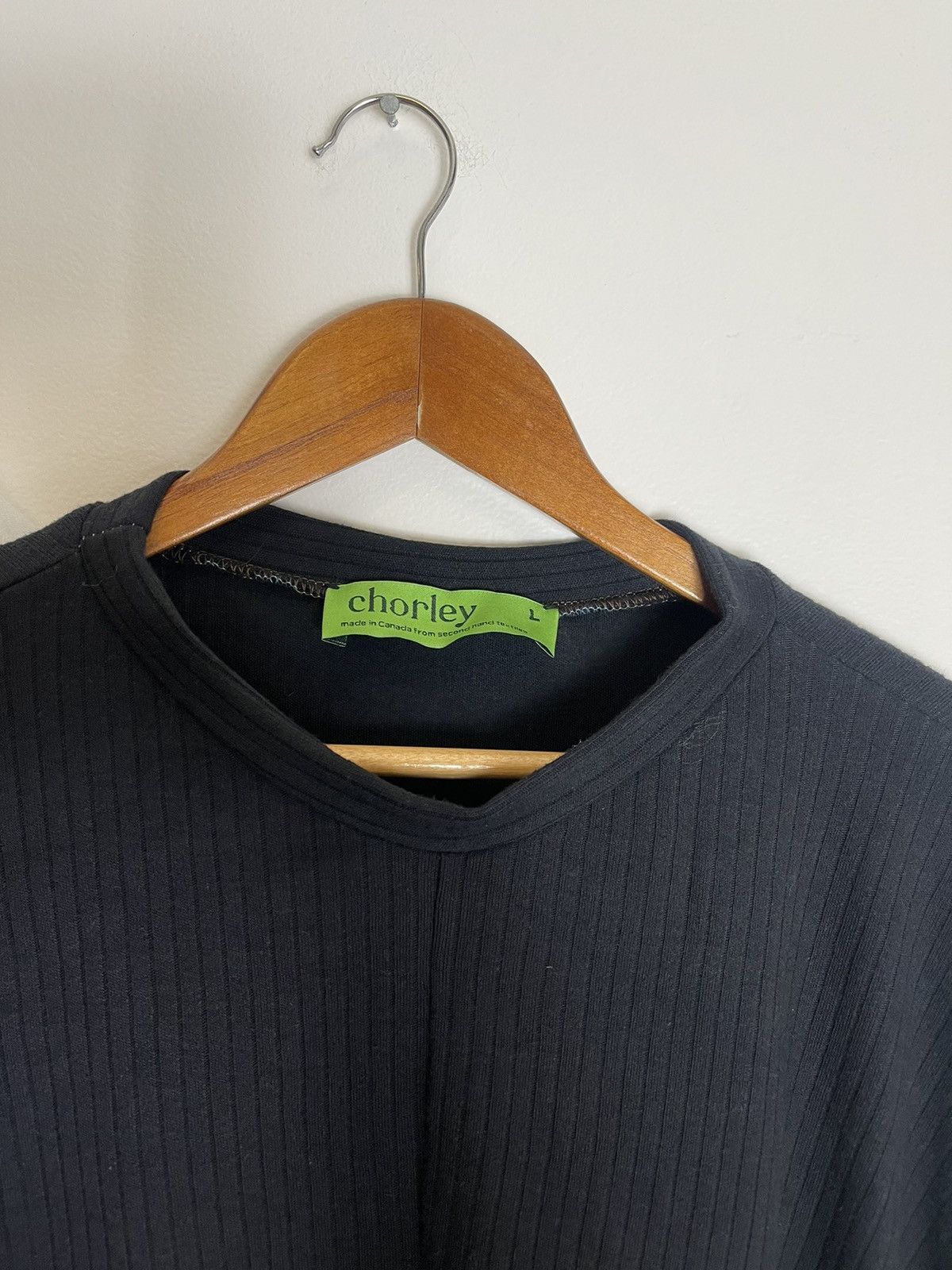 Chorley × Handmade AW Grunge Layered Hem Ribbed Crewneck Sweatshirt Punk Size US L / EU 52-54 / 3 - 3 Thumbnail