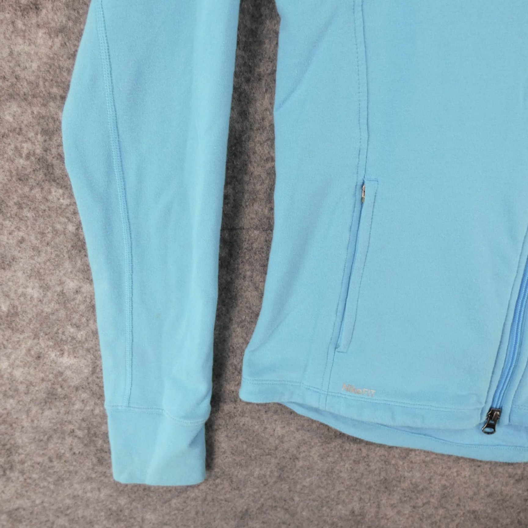 Nike Nike Jacket Womens Light Blue Hooded Track Athleisure Ladies Medium (8-10) Size M / US 6-8 / IT 42-44 - 4 Thumbnail
