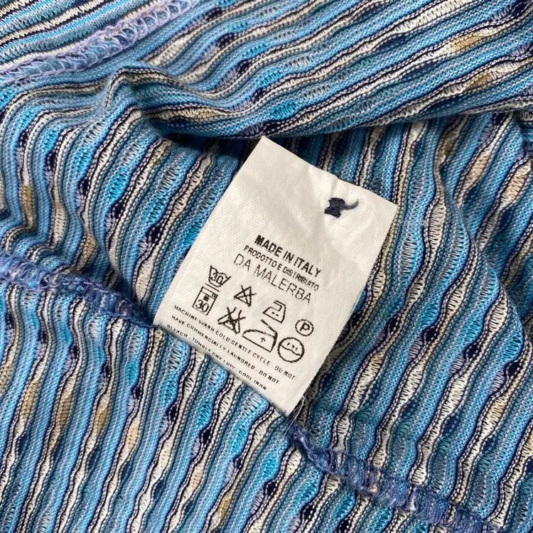 Missoni Vintage Missoni 3D Polo Shirt Size US XS / EU 42 / 0 - 5 Thumbnail