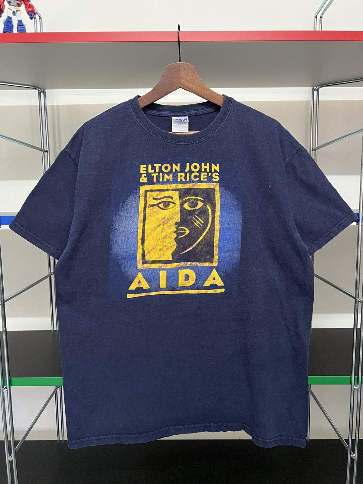 Vintage Elton John & Tim Rice’s AIDA Broadway Musical Tee Shirt Size US L / EU 52-54 / 3 - 1 Thumbnail