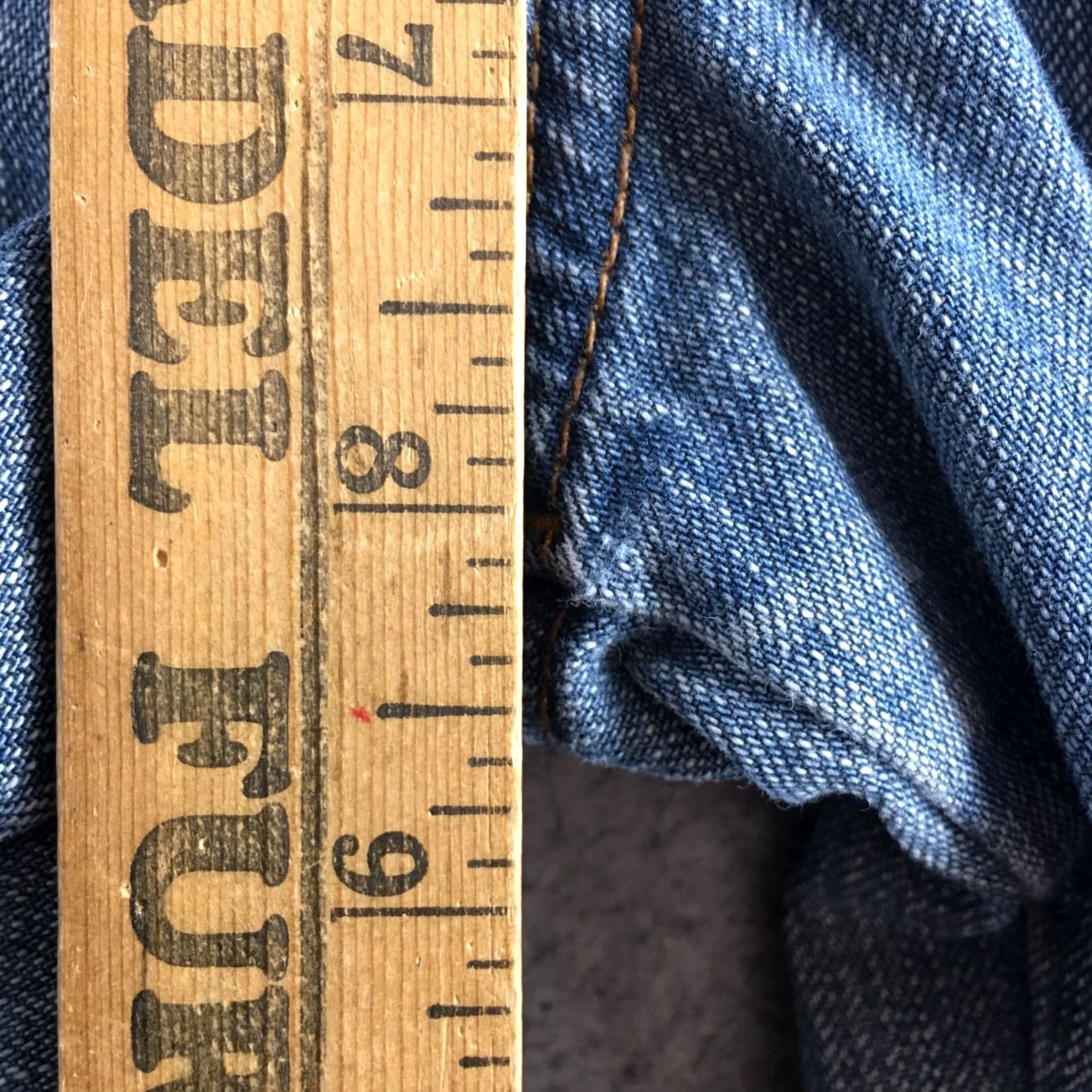 Abercrombie & Fitch Abercrombie & Fitch Jeans Womens 4 Straight Leg Blue Cotton Denim Mid Rise Zip Fly Size 27" / US 4 / IT 40 - 7 Thumbnail