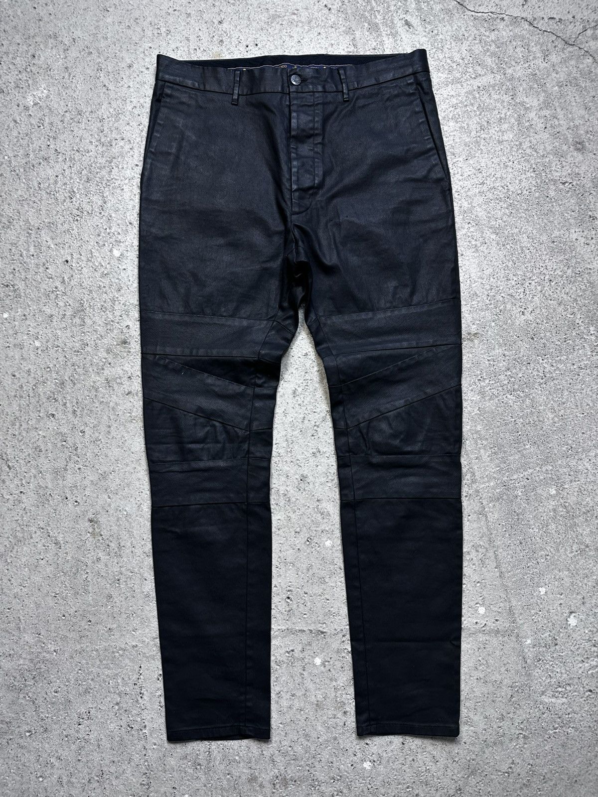 Vivienne Westwood Vivienne Westwood Black Biker Pants Panelled Slim Fit Size US 34 / EU 50 - 1 Thumbnail