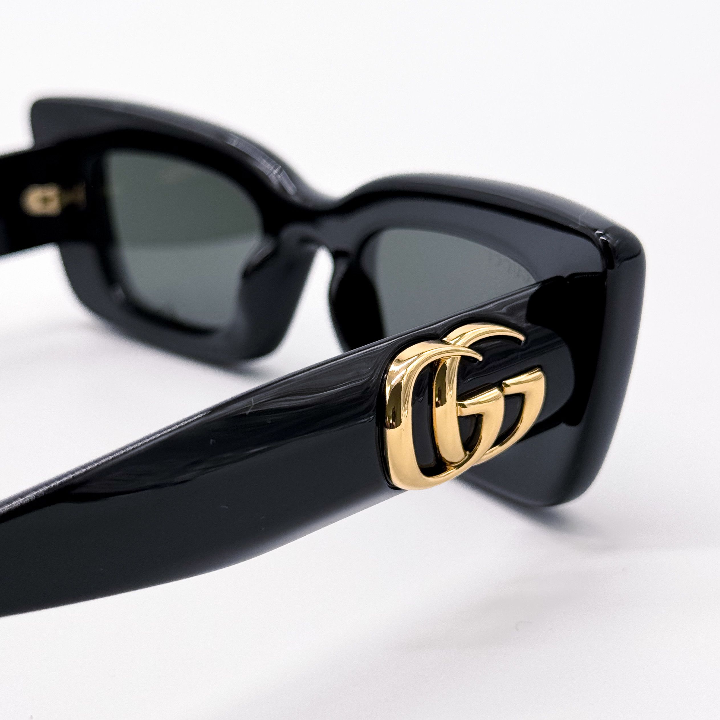 Gucci NEW GUCCI GG1827S 001 SHINY BLACK WOMEN SUNGLASSES Size ONE SIZE - 7 Thumbnail
