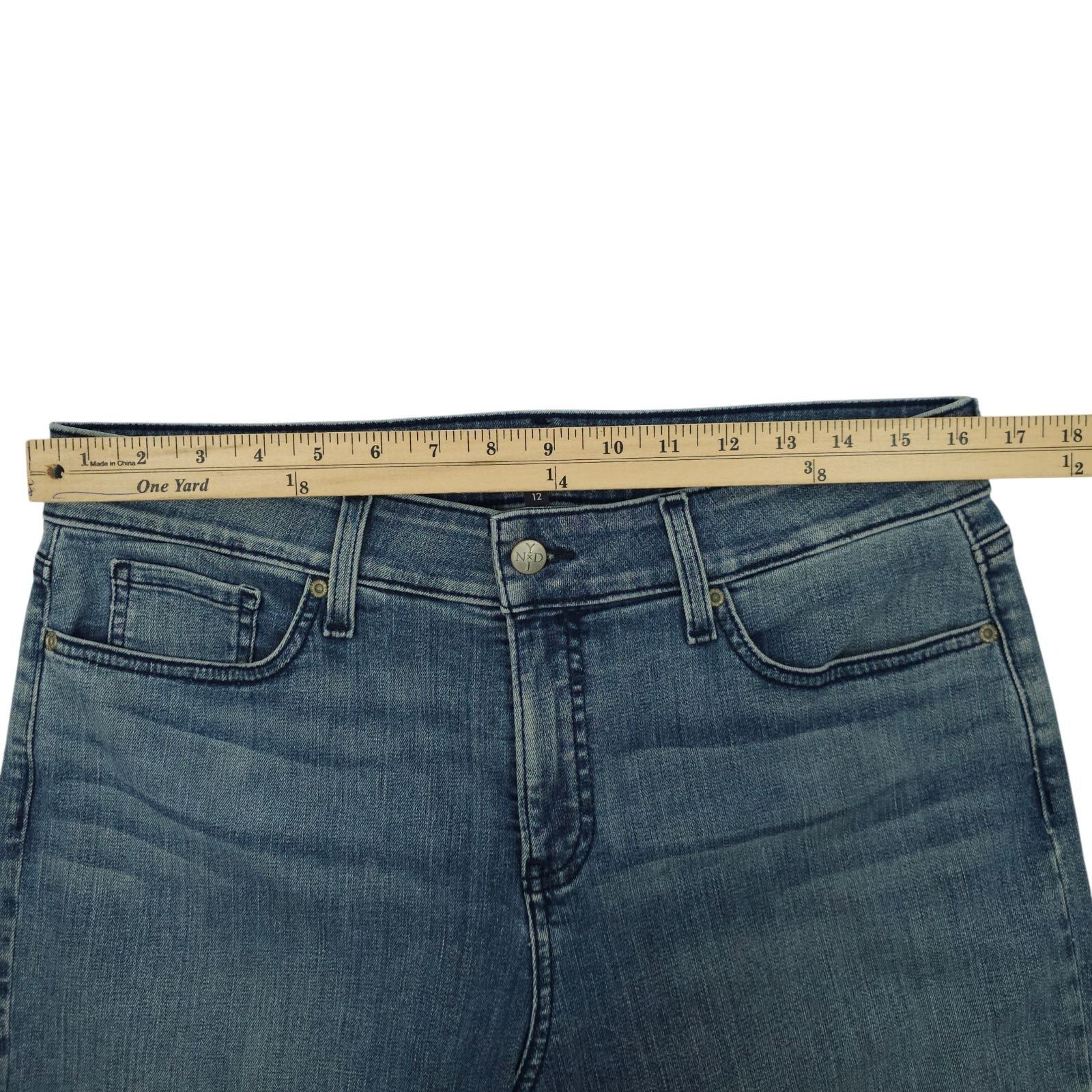 NYDJ NYDJ Jenna Straight Ankle Jean 12 READ Lift Tuck Straight Size 34" / US 12 / IT 48 - 3 Thumbnail