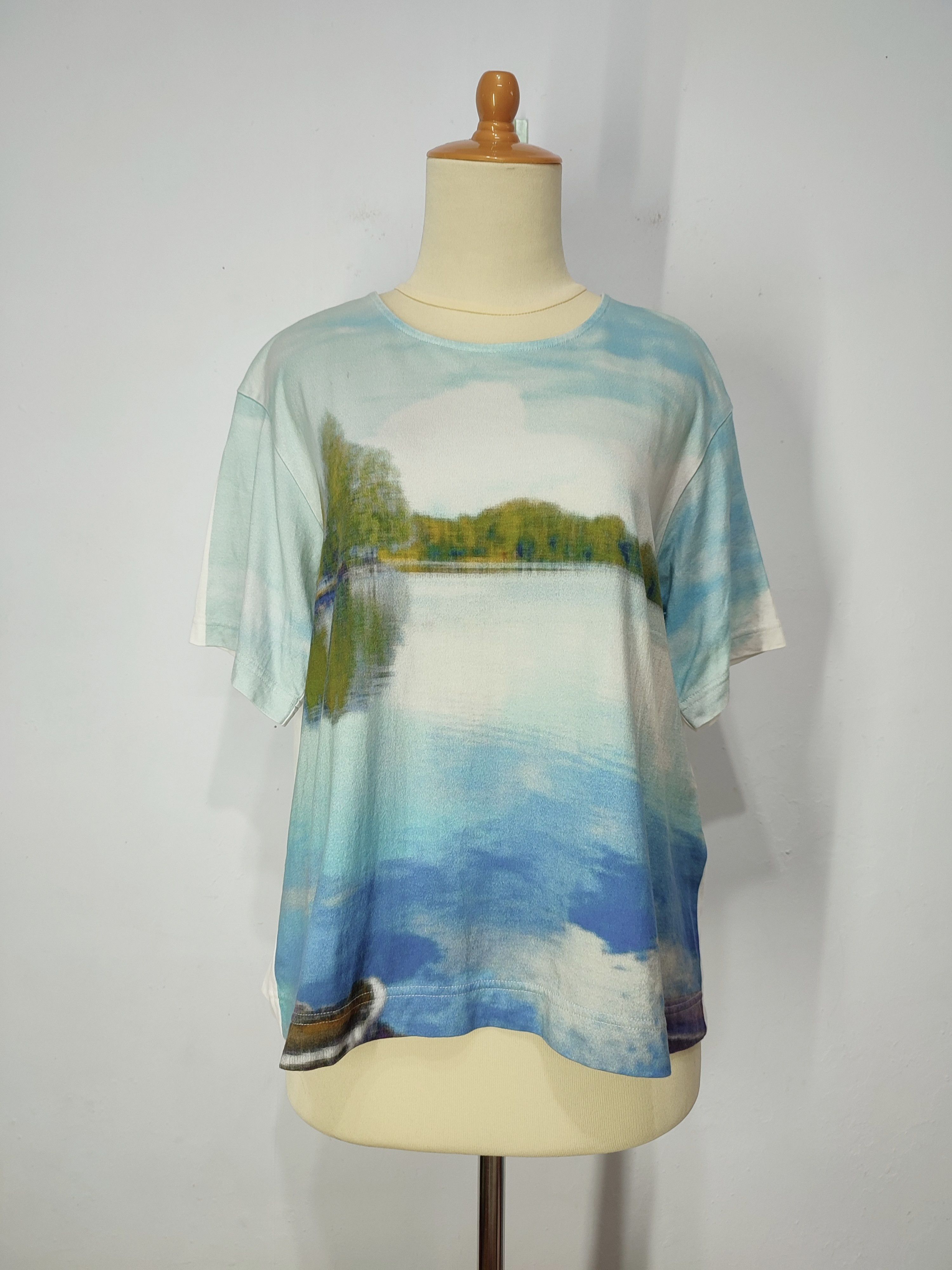 Ne-Net RARE🔥Nenet 🇯🇵 by Issey Miyake Beautiful Art Tshirt Size M / US 6-8 / IT 42-44 - 7 Thumbnail
