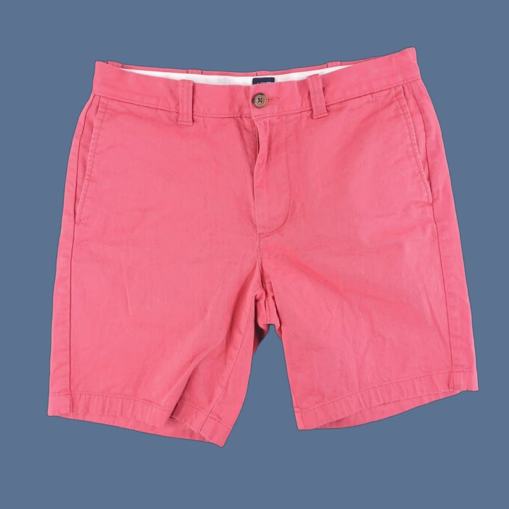 J.Crew J. Crew Shorts Mens 30 Pink Casual Cotton Chino 9" Inseam Preppy Shirt Pants Mens Size US 30 / EU 46 - 1 Thumbnail