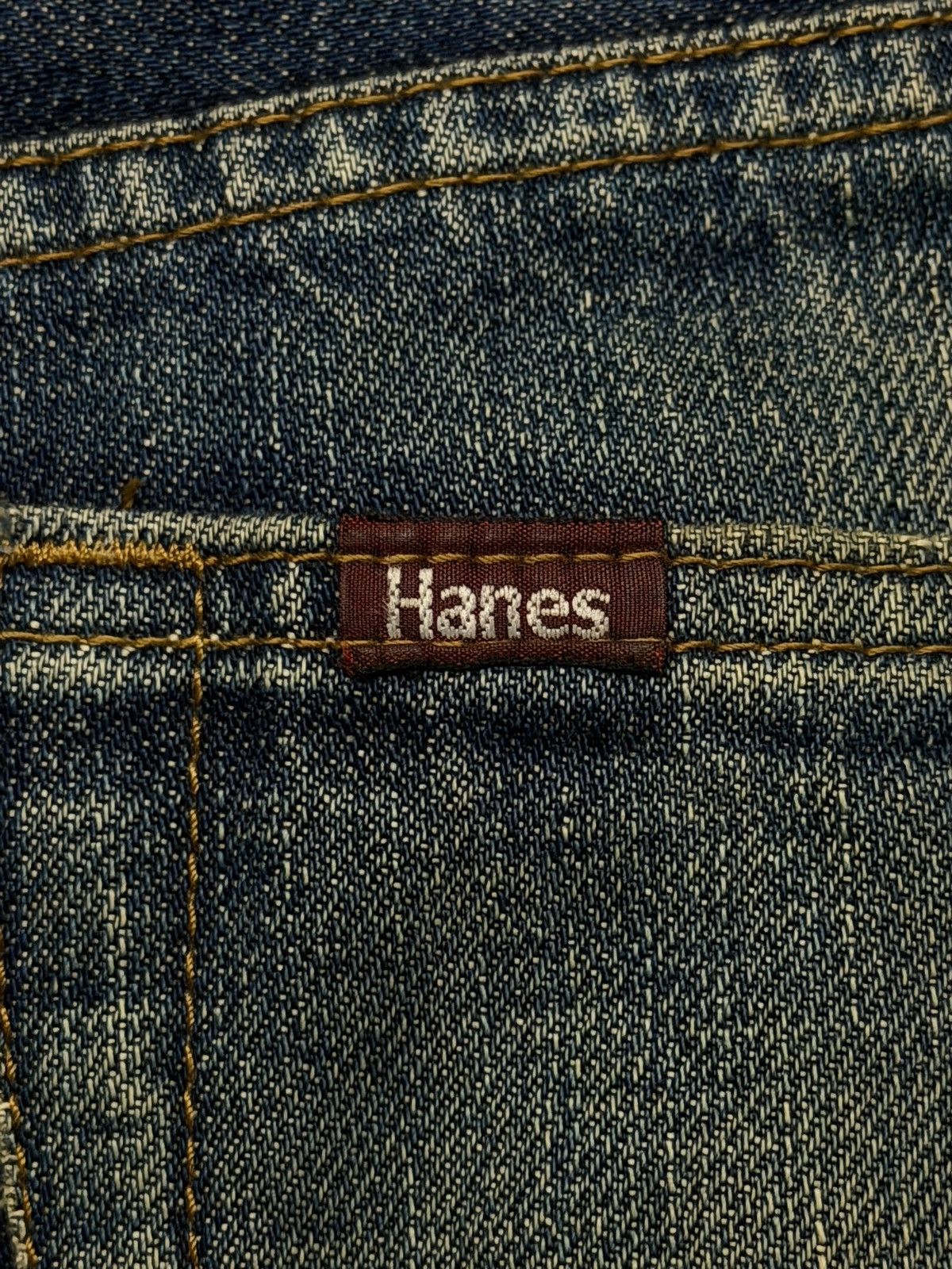 Hanes Vintage Hanes Jeans Made in USA 90s | Vintage Faded | W35 Size US 35 - 11 Thumbnail