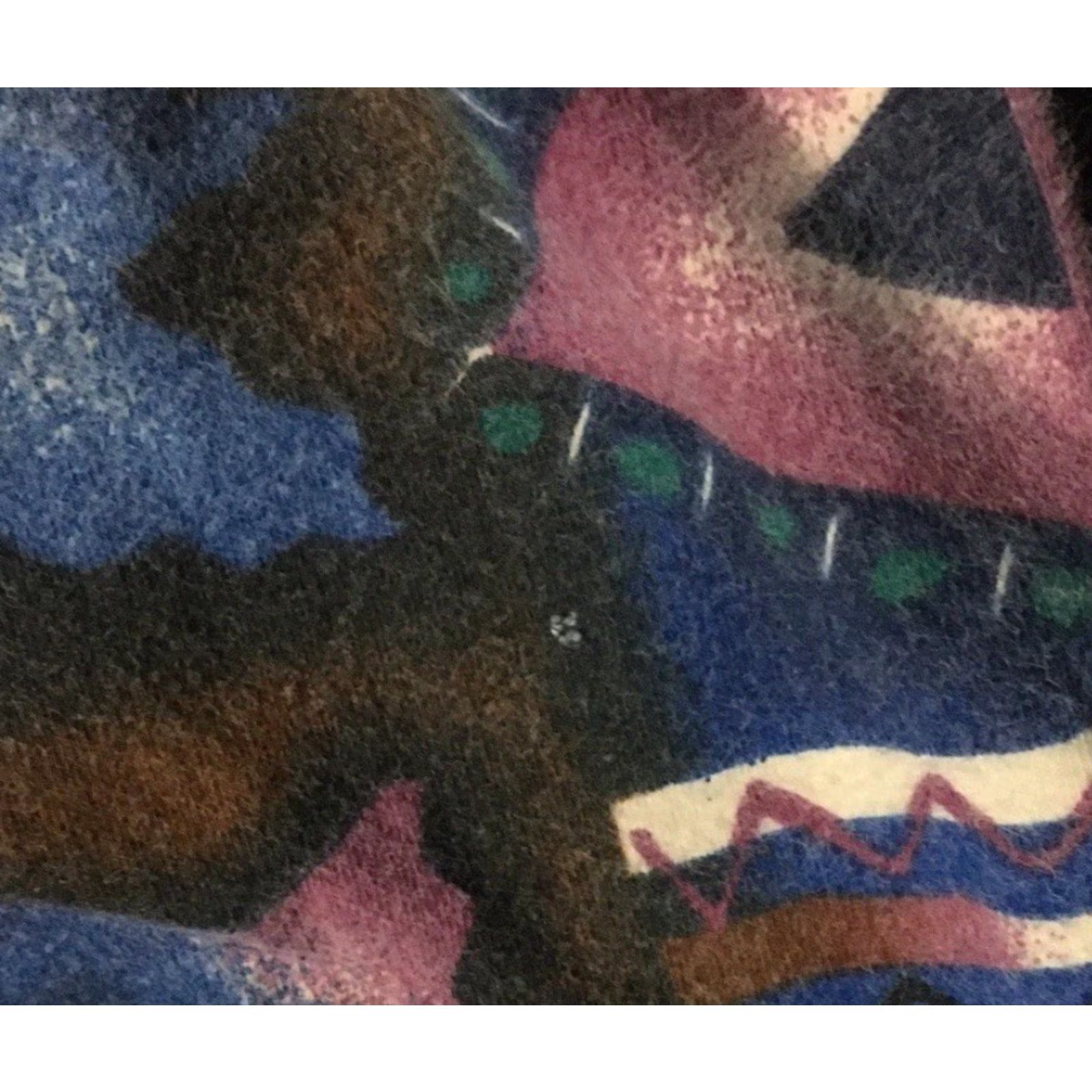 Speedo Vtg 90s Speedo Abstract Art All Over Print Leggings M USA Track Gym PE Beach Vaporwave 80s Womens Leggings Size 32" / US 10 / IT 46 - 5 Thumbnail