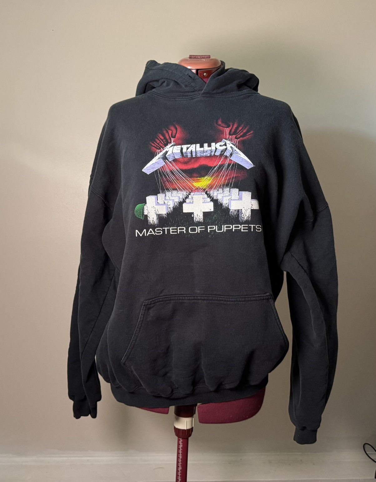 RARE 1997 Vintage Metallica Master Of Puppets Hoodie
