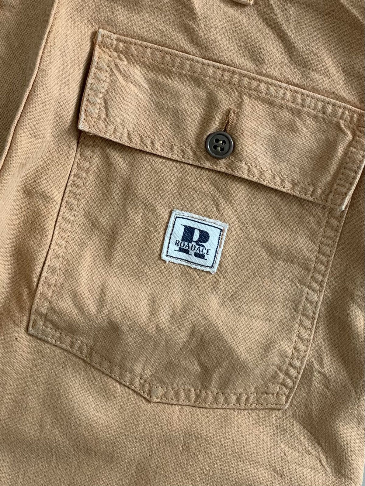 Japanese Brand Last📦 Vintage Roadace Canvas Duck Fatigue Baker Pants Size US 30 / EU 46 - 3 Thumbnail