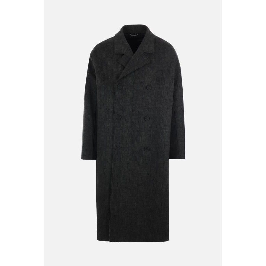 Dior DIOR Black Wool Double Breasted Coat New & Authentic (Men's Size US S / EU 44-46 / 1 - 1 Preview