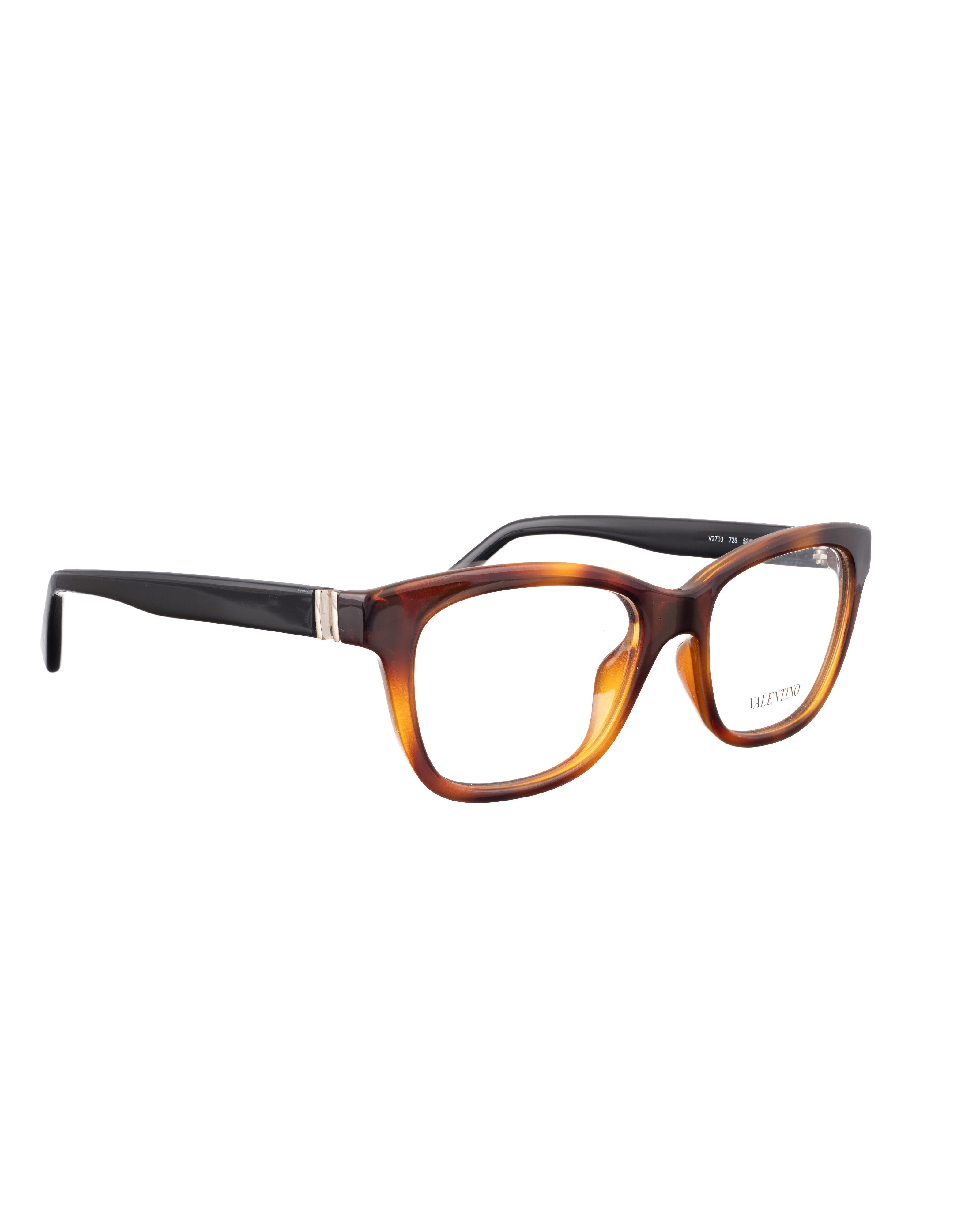 Valentino Valentino 00s Black & Havana Nerd Glasses Size ONE SIZE - 2 Thumbnail