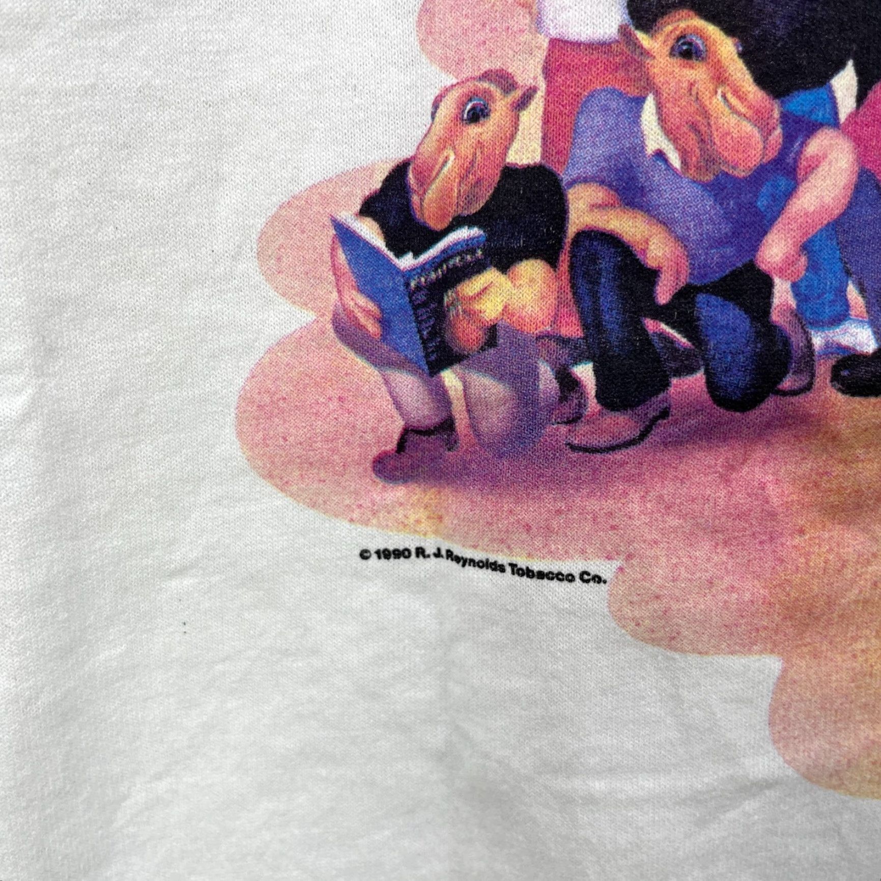 Camel VINTAGE Camel T-Shirt Shirt Men XL White 90s Pack of Camels Cigarettes Single Stitch Pocket Brand New Size US XL / EU 56 / 4 - 5 Thumbnail