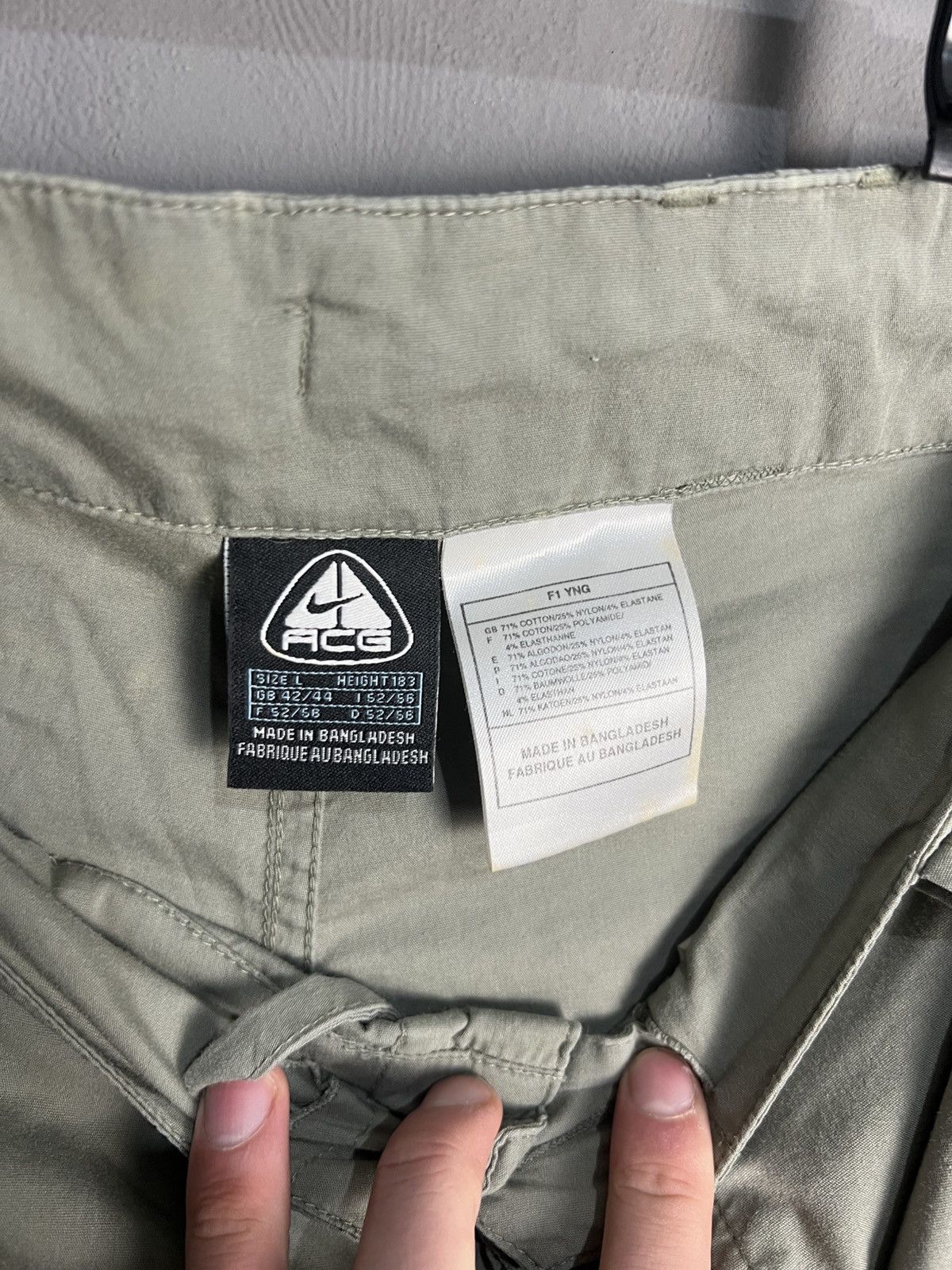 Nike Vintage Nike Acg Cargo Pants Drill Y2K Men’s Drill Nylon Size US 34 / EU 50 - 7 Thumbnail