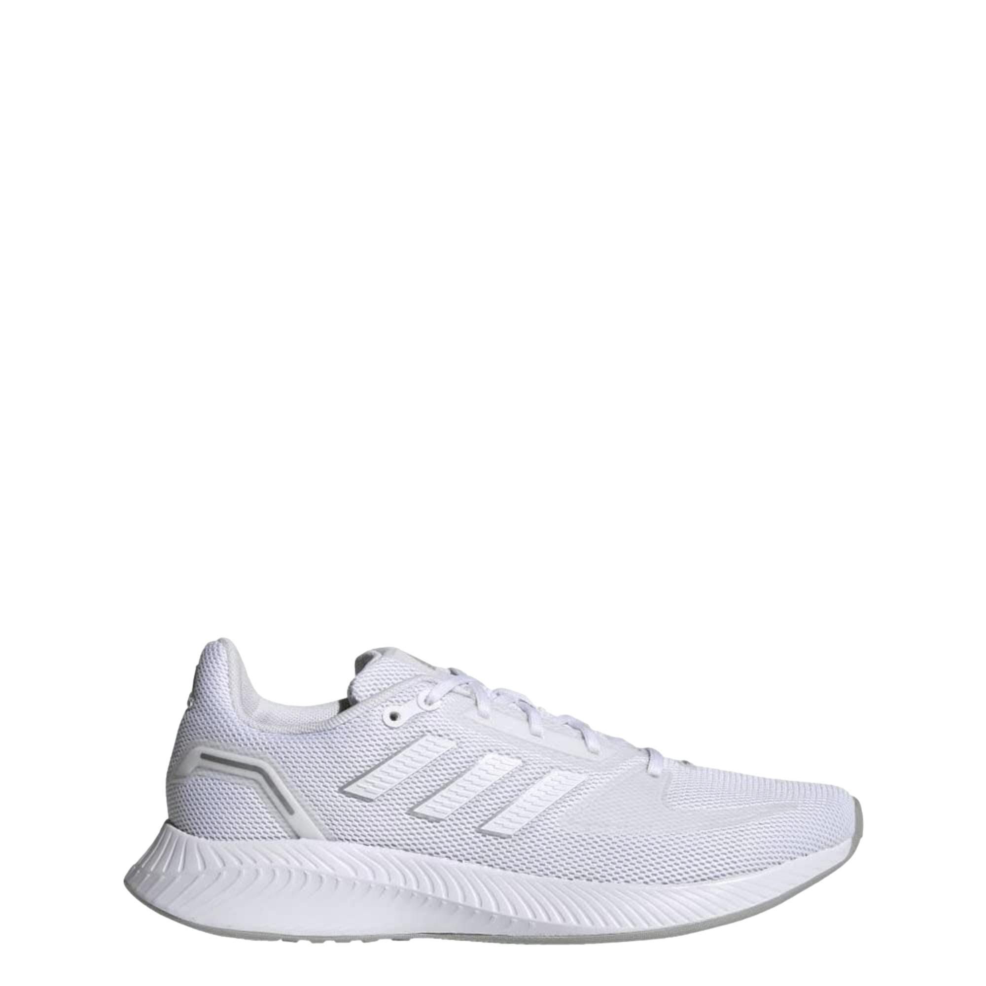 Adidas Runfalcon 2.0 White / White / Silver Metallic FY9621 Size US 10 / IT 40 - 1 Thumbnail