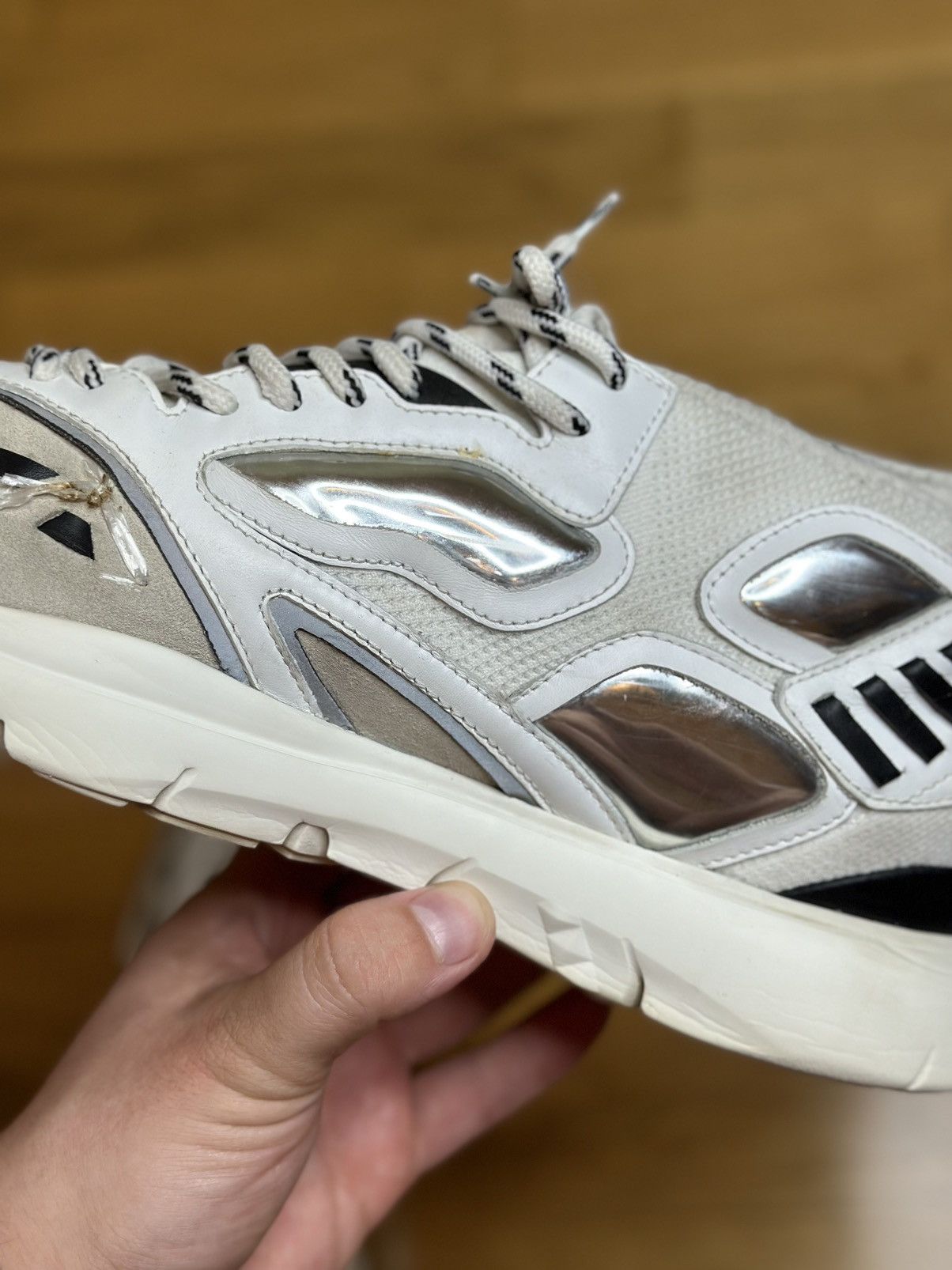 Valentino Vintage Valentino Garavani Reflex Sneakers Hi Top size 45 Size US 12 / EU 45 - 9 Thumbnail