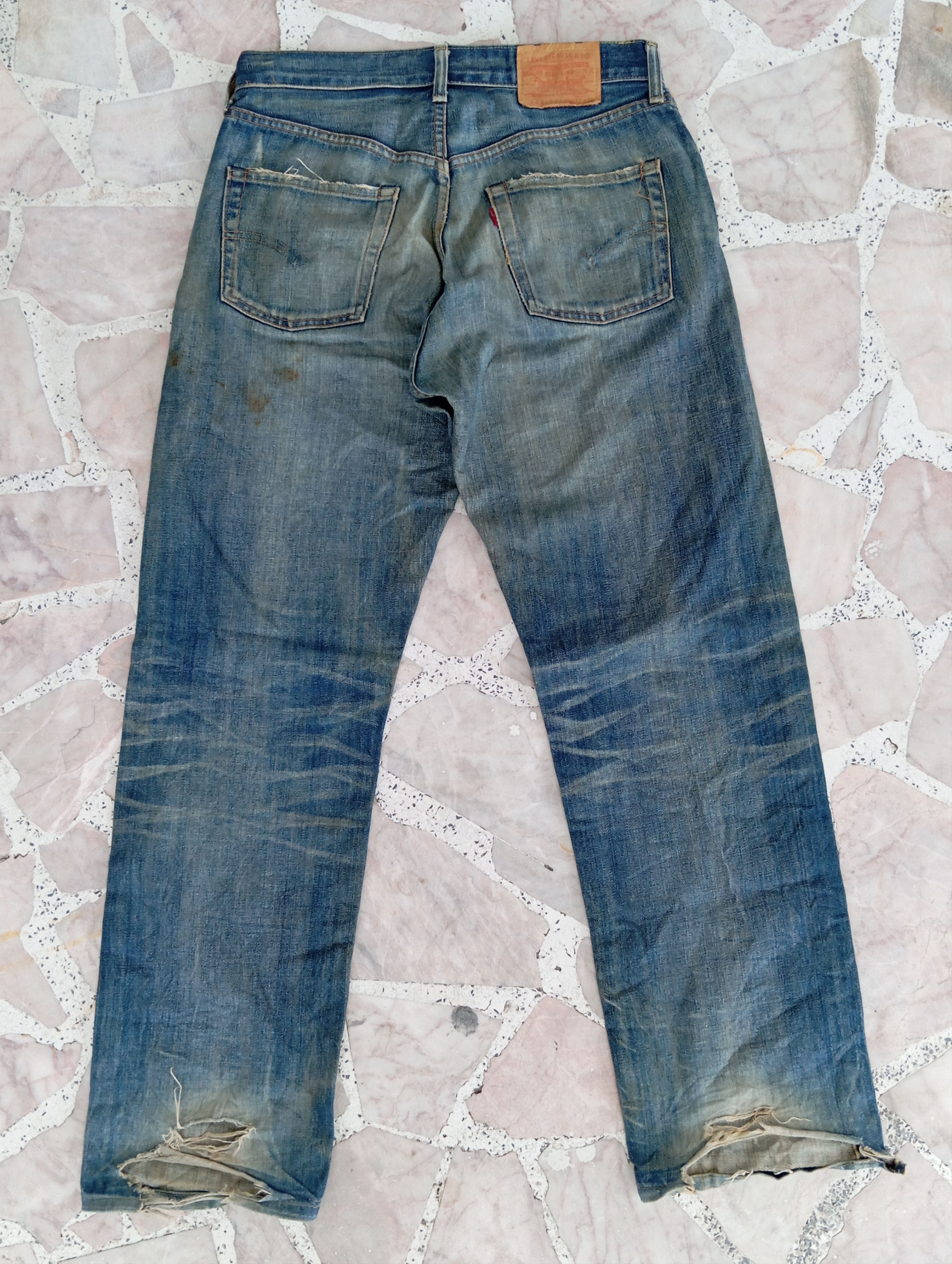 Levi's Distressed Selvedge Levis Denim Size US 32 / EU 48 - 5 Thumbnail