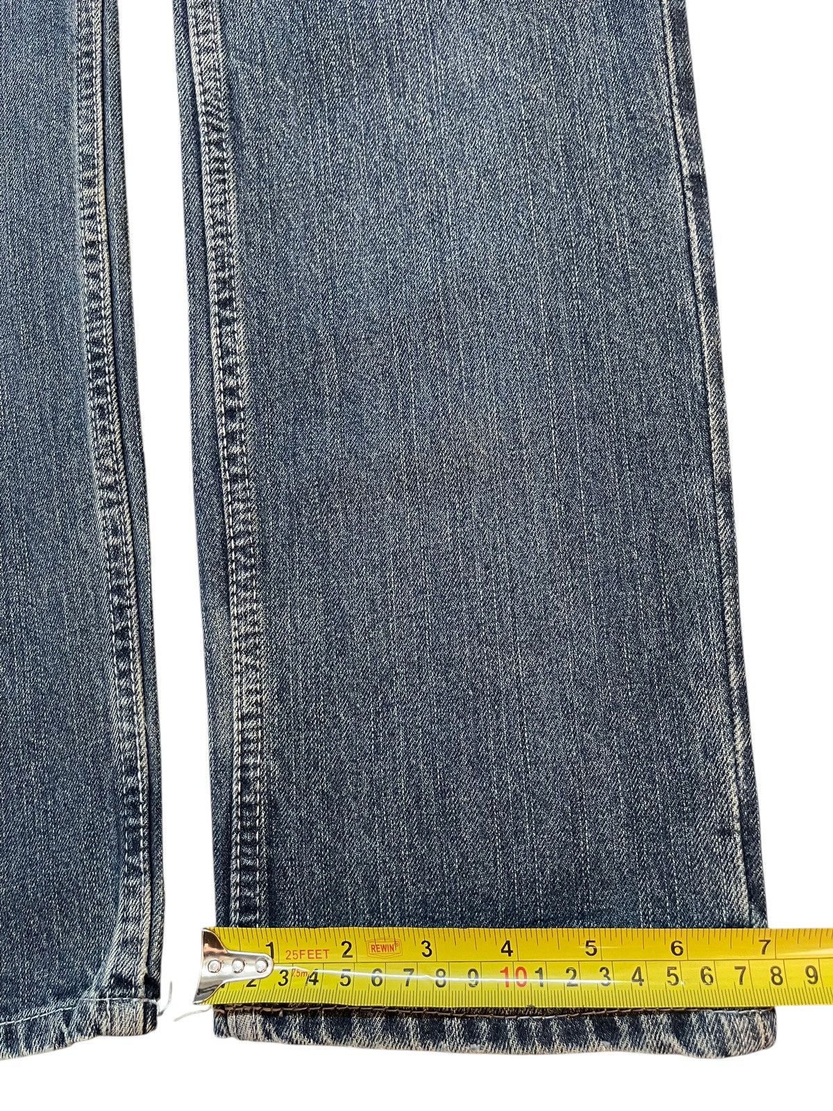 Vintage Japanese Brand Faded Distress Style Jeans