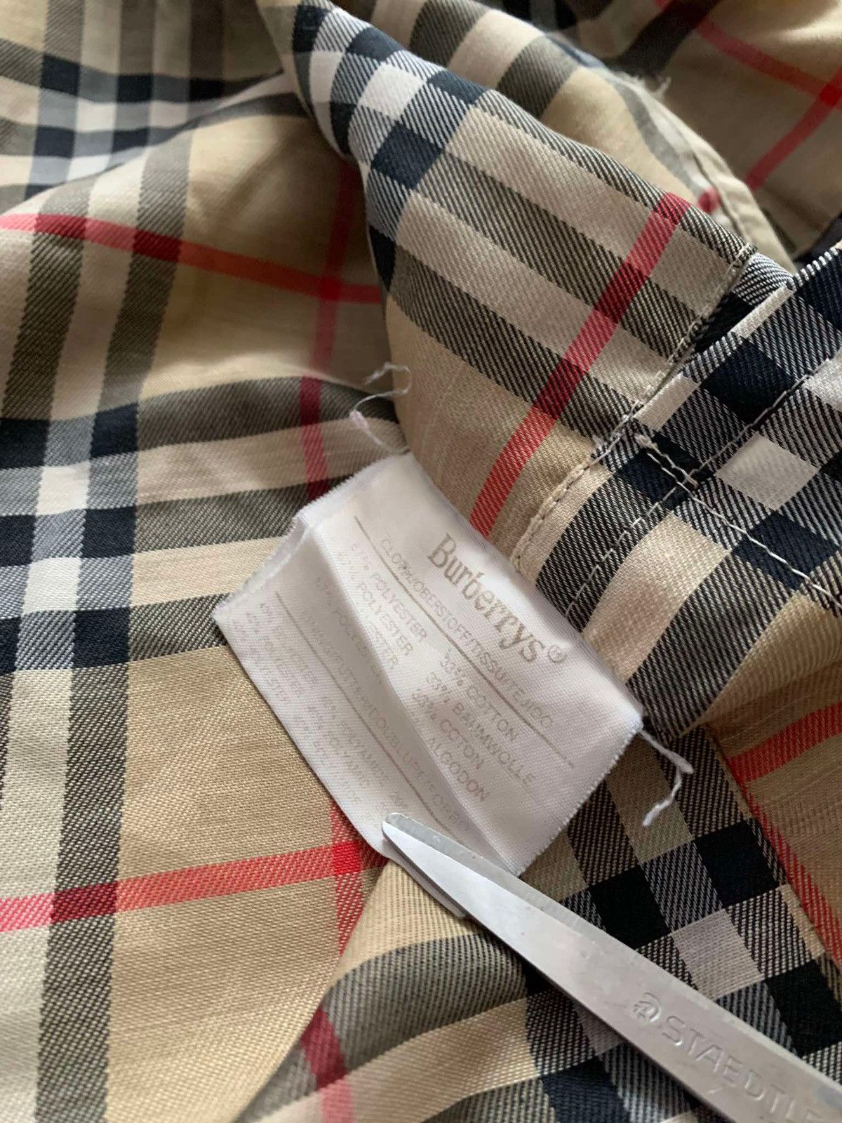 Burberry × Vintage Burberry's Vintage Brown Beige Nova Check Trench Coat Size US L / EU 52-54 / 3 - 4 Thumbnail