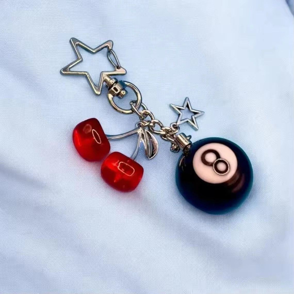 Vintage 8ball snooker Keychain Size ONE SIZE - 2 Thumbnail