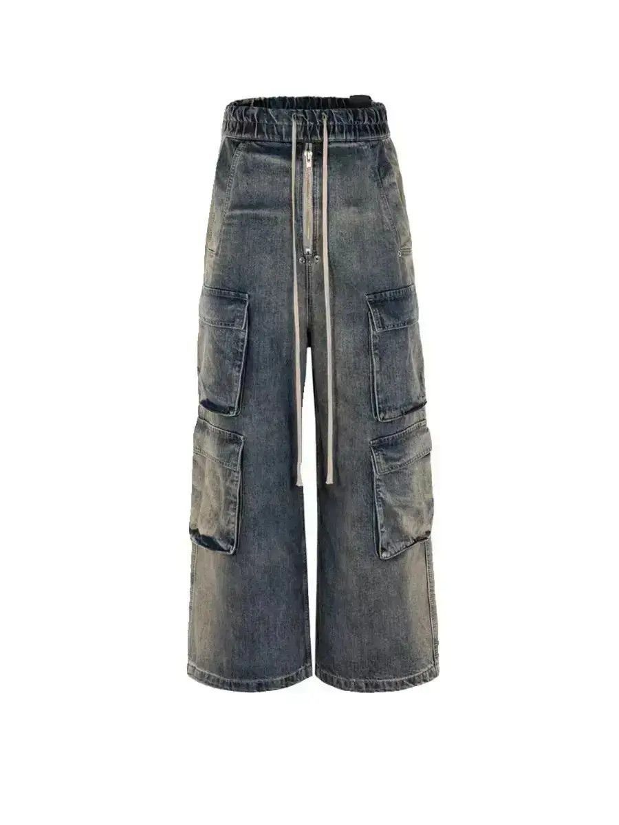 Japanese Brand Heavyweight street hip-hop washed gradient baggy jeans Size US 33 - 6 Thumbnail