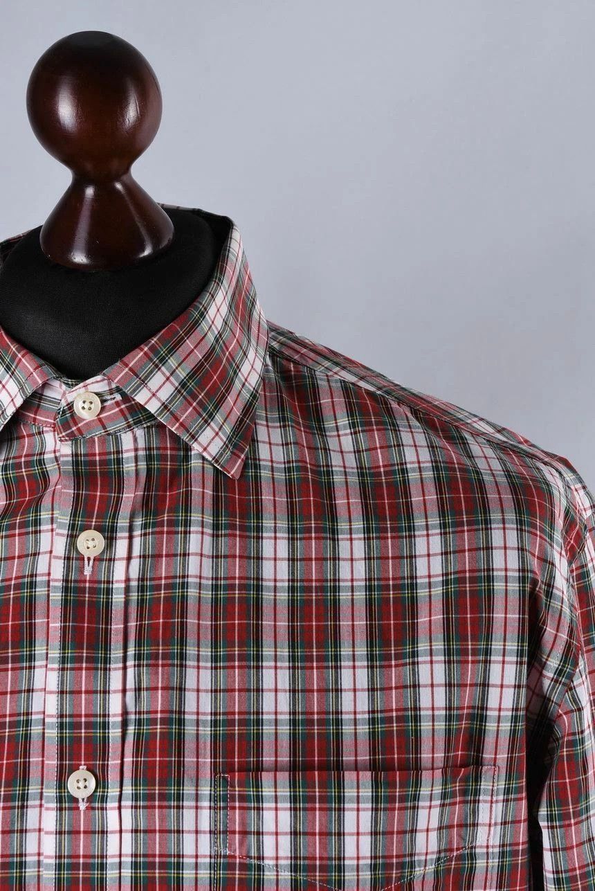 Hackett Hackett London Plaid Check Long Sleeve Shirt Size US L / EU 52-54 / 3 - 2 Thumbnail