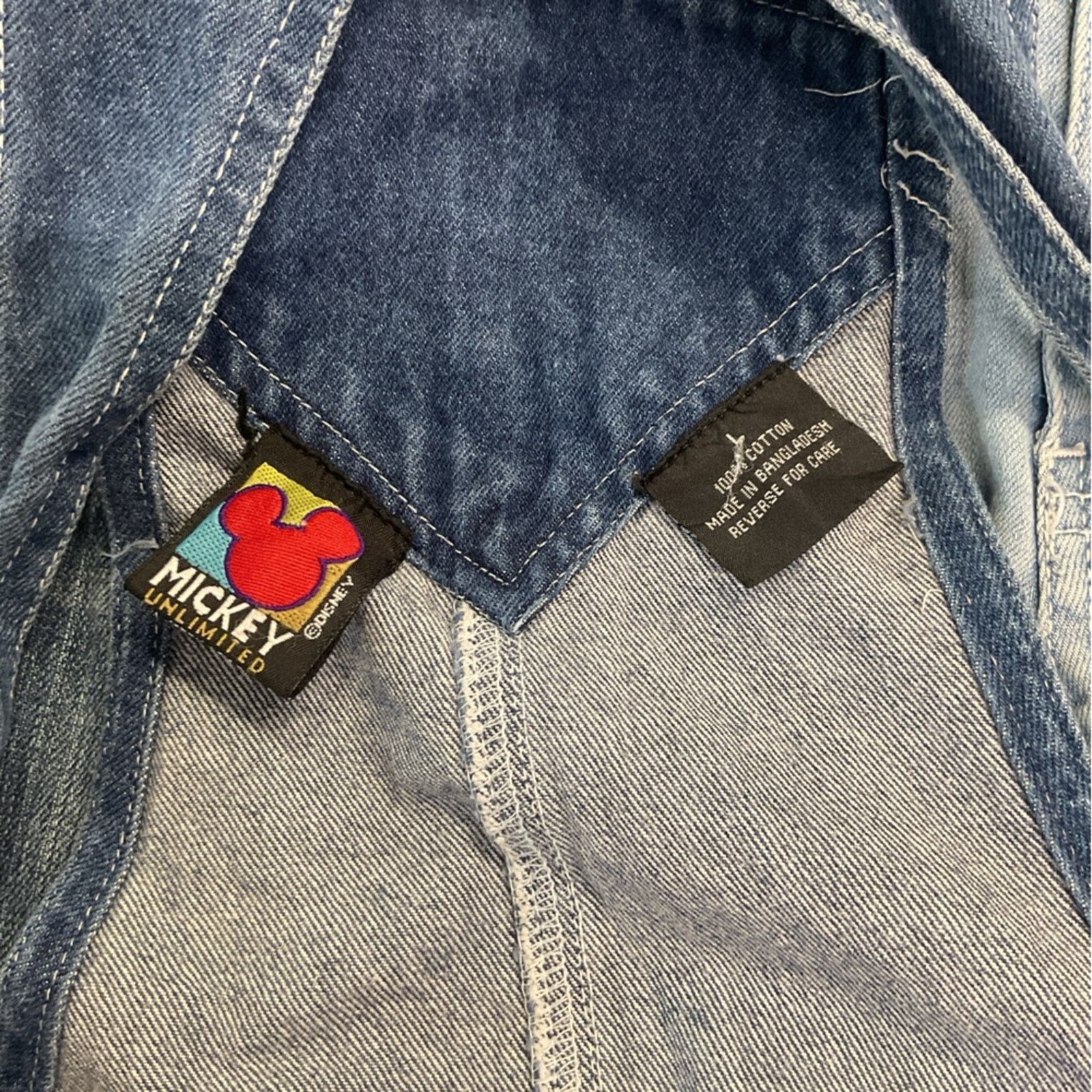 Mickey Unlimited Disney Mickey Unlimited Denim Overalls Size US L / EU 52-54 / 3 - 3 Thumbnail