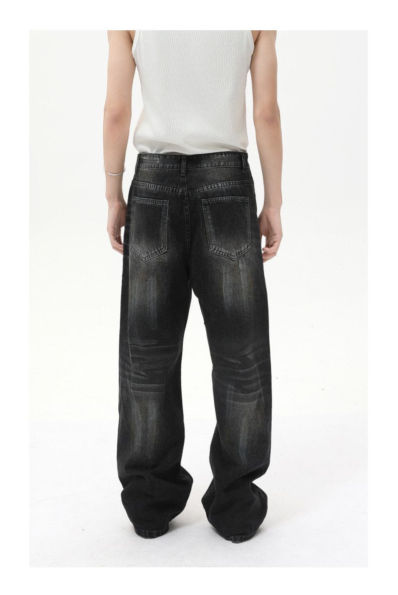Japanese Brand × Jean Washed vintage distressed whisker washed casual jeans Size US 32 / EU 48 - 6 Thumbnail