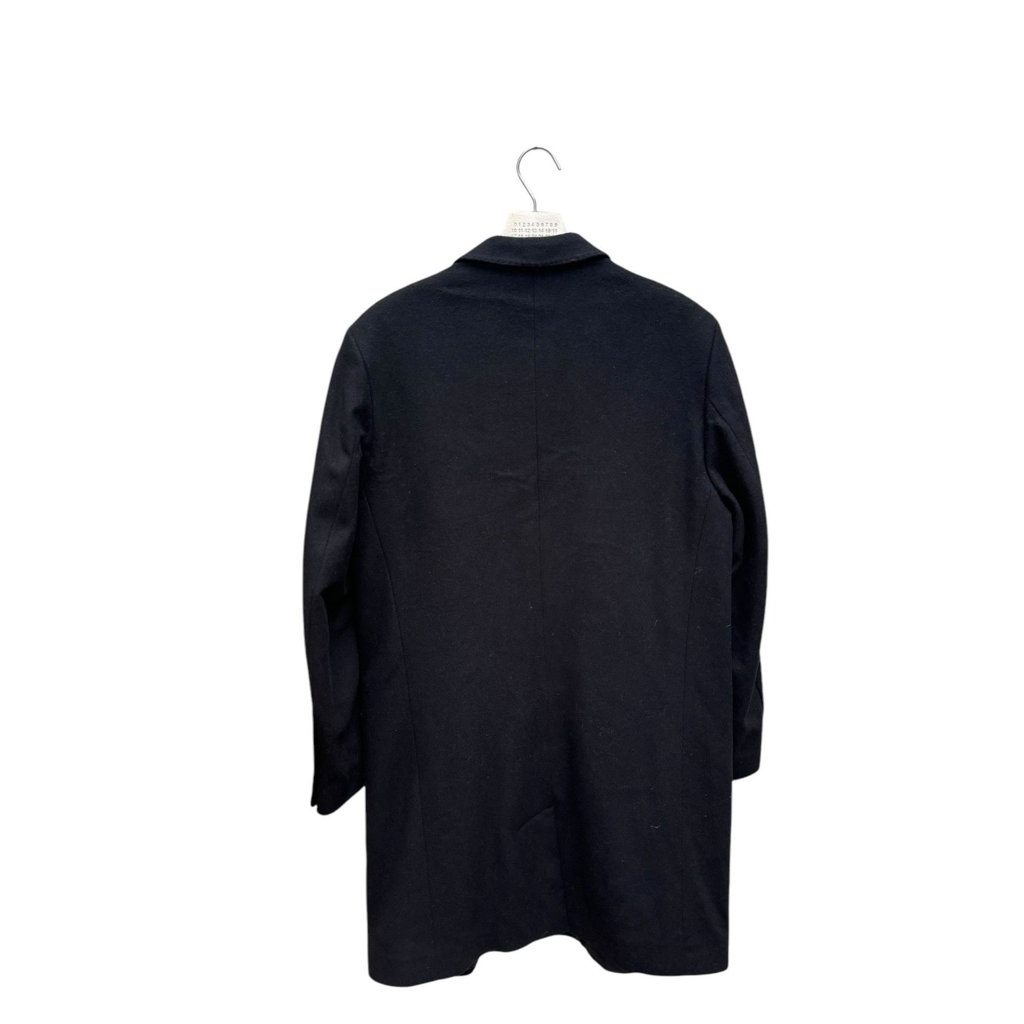 Yves Saint Laurent Dark Navy Cashmere Wool Coat Size US L / EU 52-54 / 3 - 3 Thumbnail