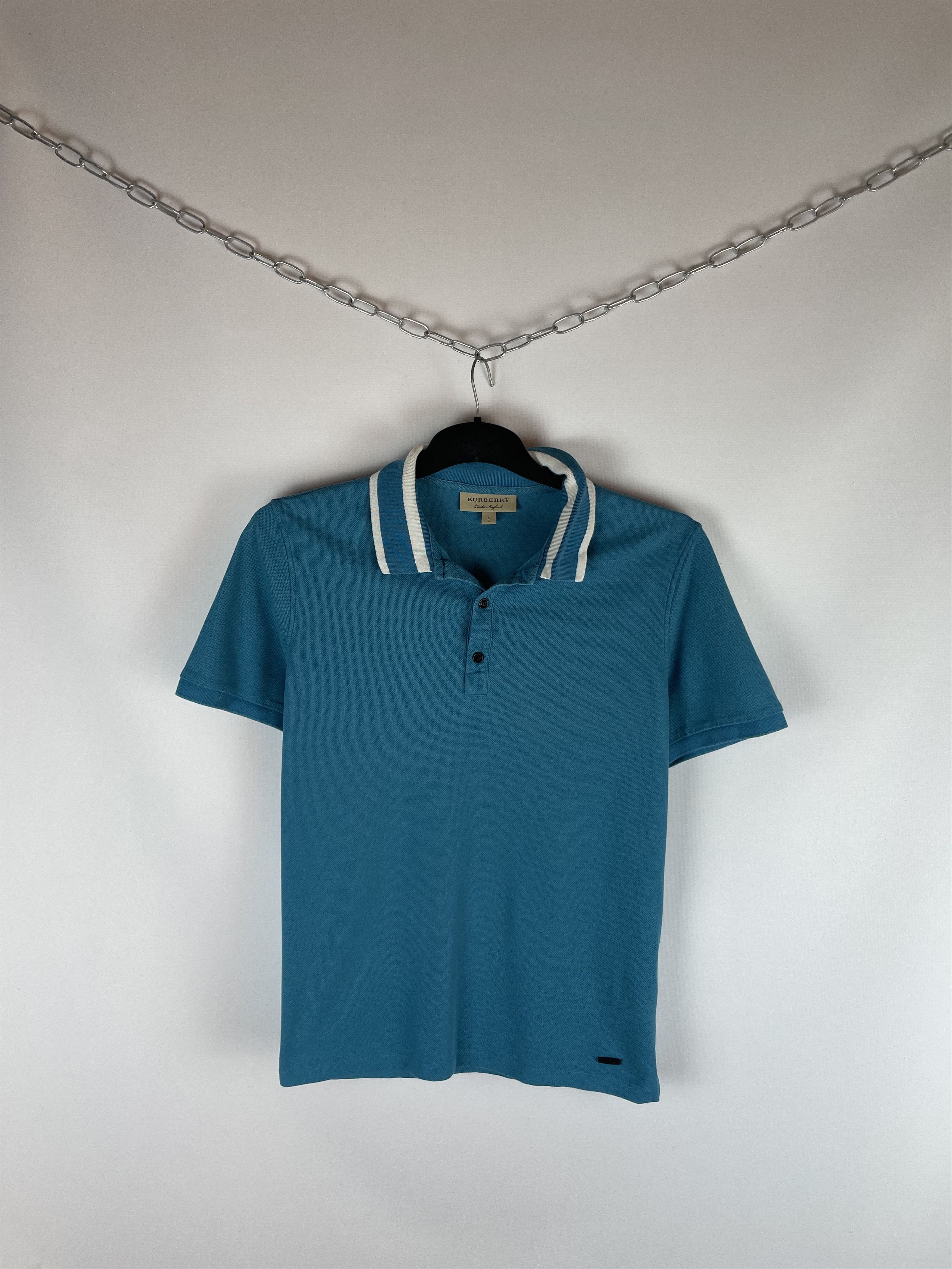 Burberry Burberry Polo Shirt Size US L / EU 52-54 / 3 - 1 Thumbnail