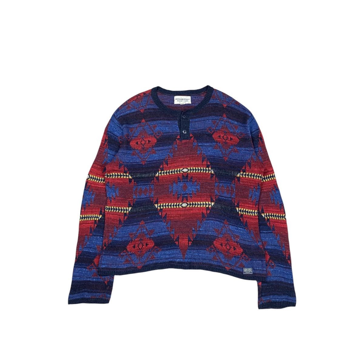 Denim & Supply Ralph Lauren × Ralph Lauren Denim & Supply Ralph Lauren Navajo Knitwear Button Up Shirts Size US S / EU 44-46 / 1 - 1 Thumbnail