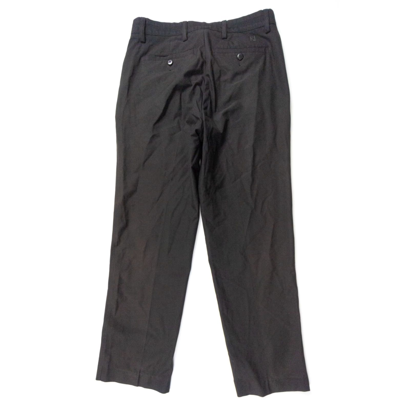 Footjoy Footjoy Mens Pants Chino Straight Leg Flat Front 30x30 Black Golf Stretch Logo Regular Inseam 30 in FootJoy Mens Golf Pants Black 30x30 Vintage No Size US 30 / EU 46 - 6 Thumbnail